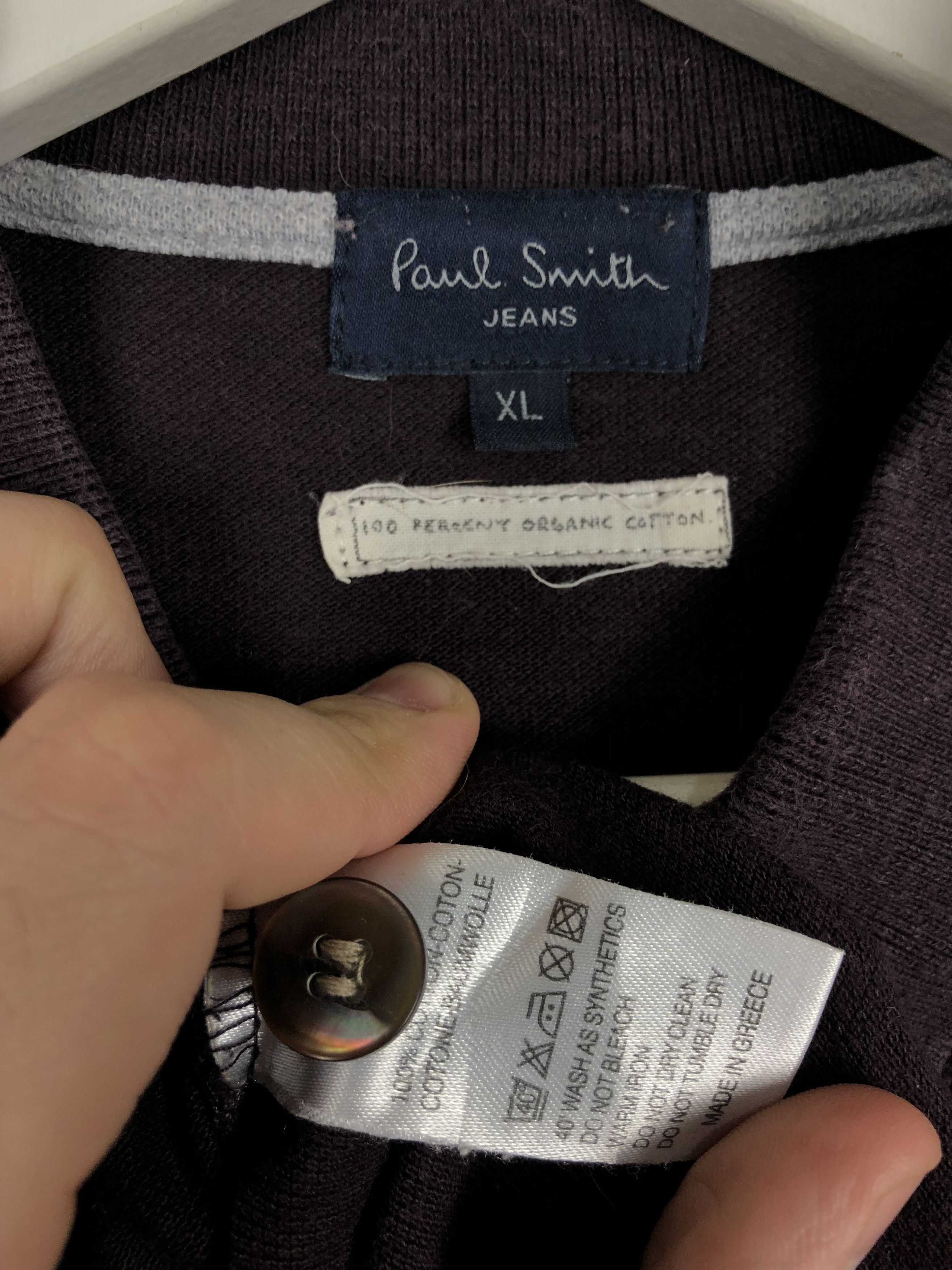 Paul Smith PAUL SMITH JEANS LONGSLEEVE PULLOVER JUMPER SMALL LOGO XL Size US XL / EU 56 / 4 - 8 Thumbnail