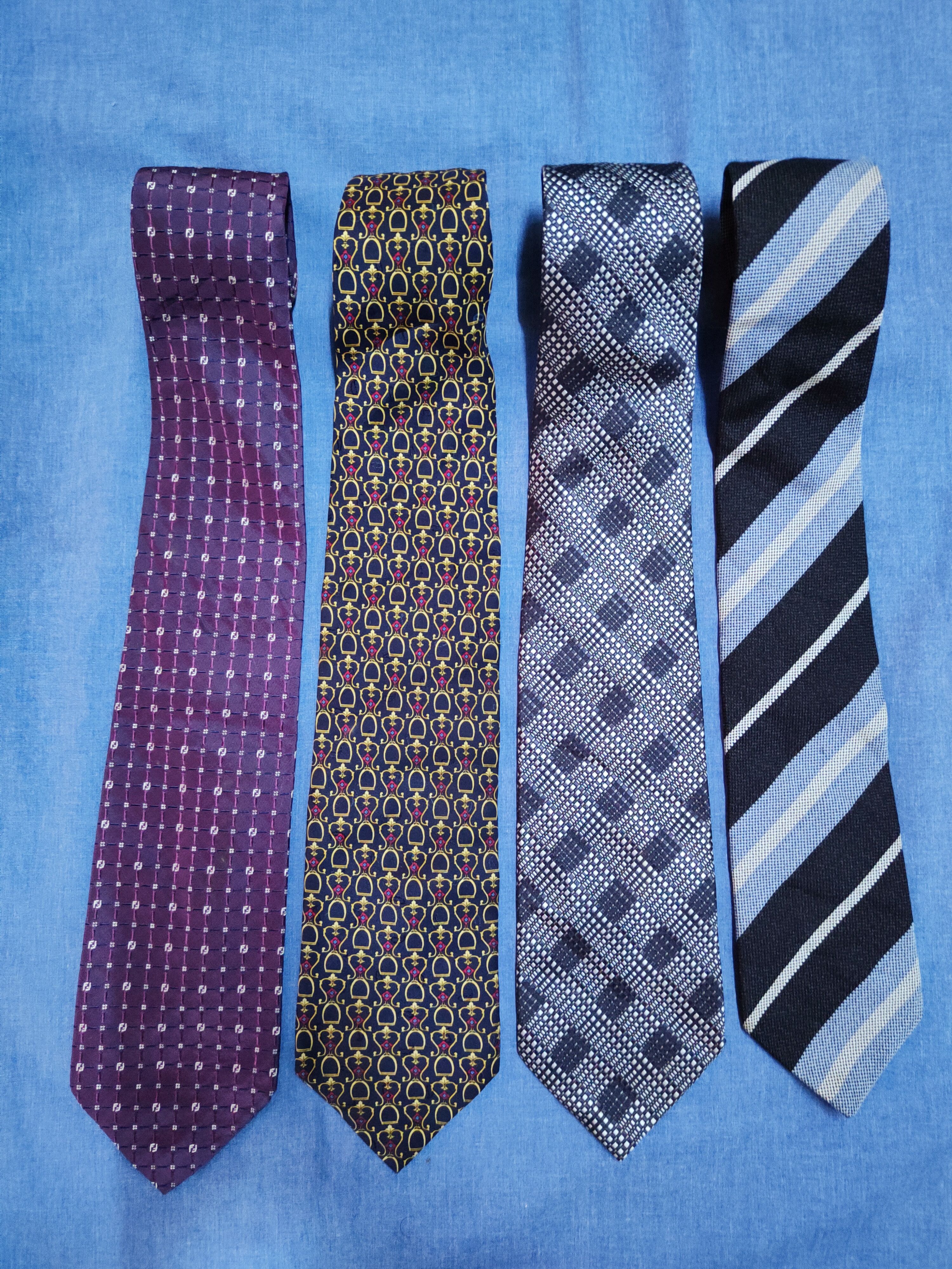 image of Designer Collection x The Tie Bar Fendi/takeo Kikuchi/shirts Code/ Tie Combo S716, Men's