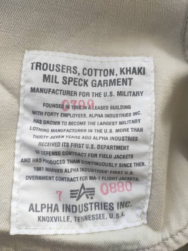 Alpha Industries Alpha Industries Pant Size US 31 - 7 Thumbnail