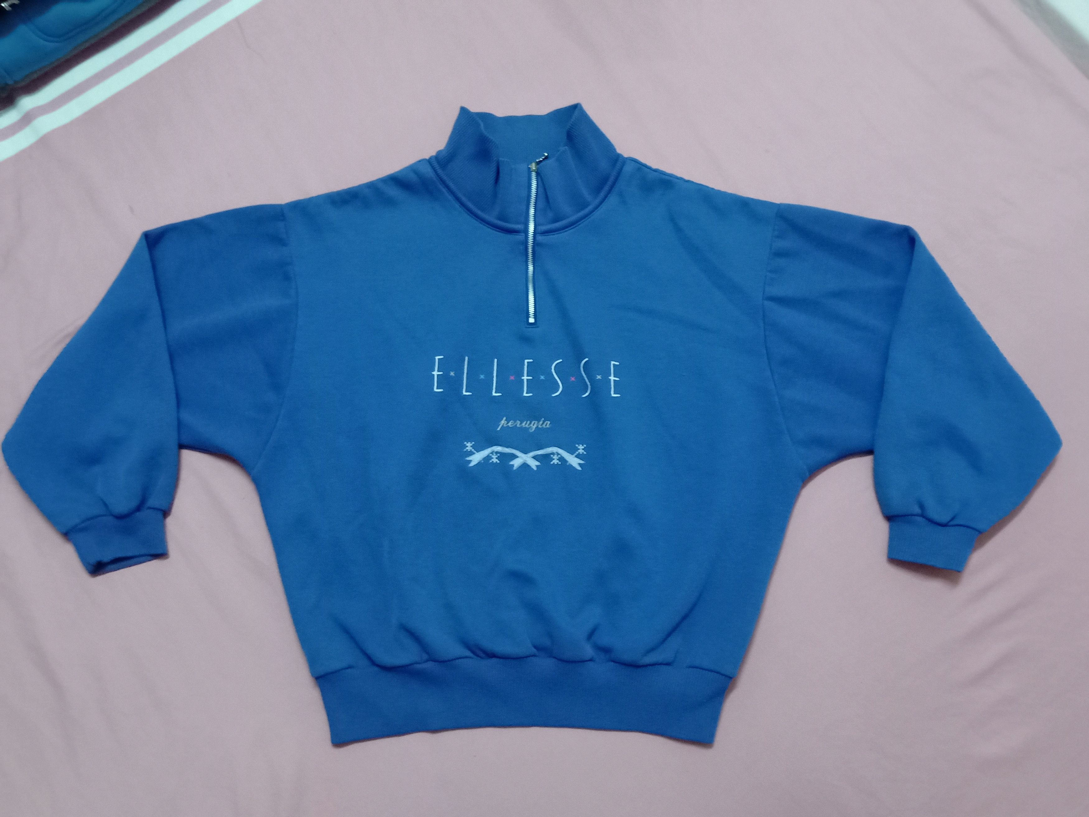 Ellesse Vintage Ellesse Embroidered Sweatshirt Size L / US 10 / IT 46 - 3 Thumbnail