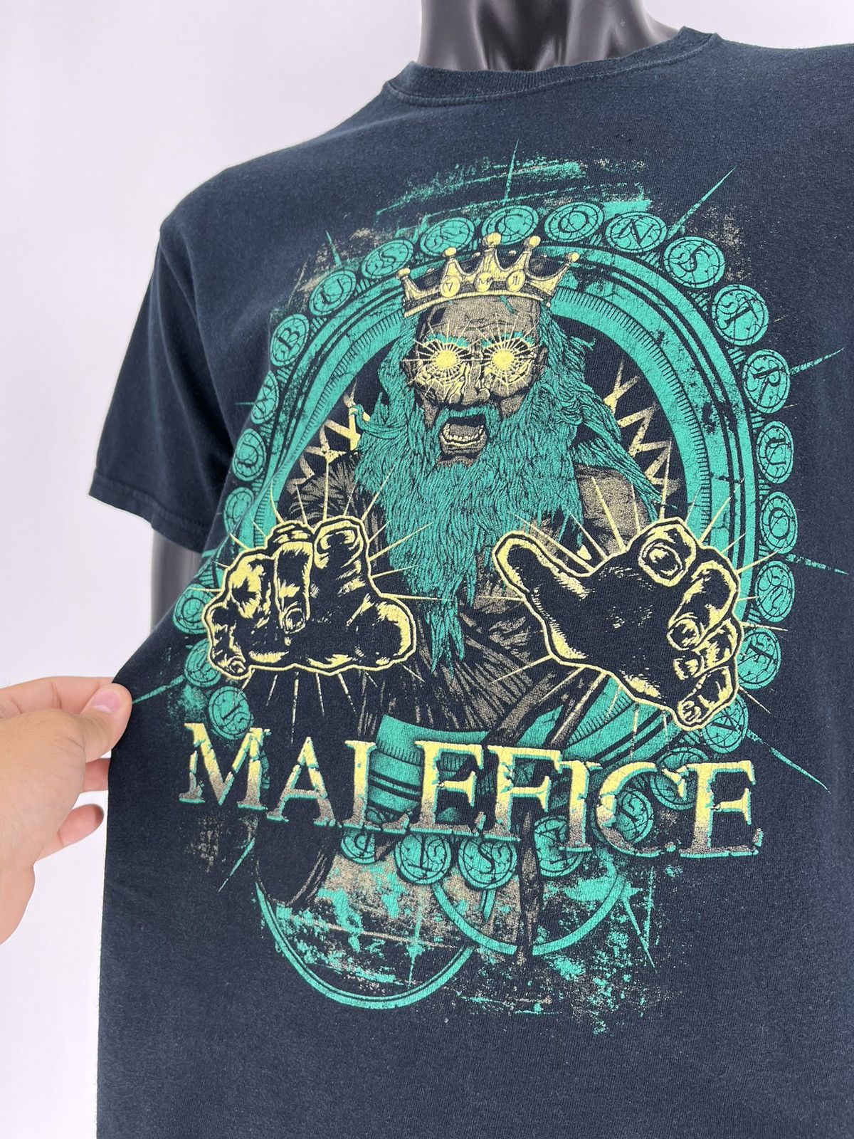 Band Tees VINTAGE Y2K RARE Rock T Shirt Malefice Size US M / EU 48-50 / 2 - 8 Thumbnail