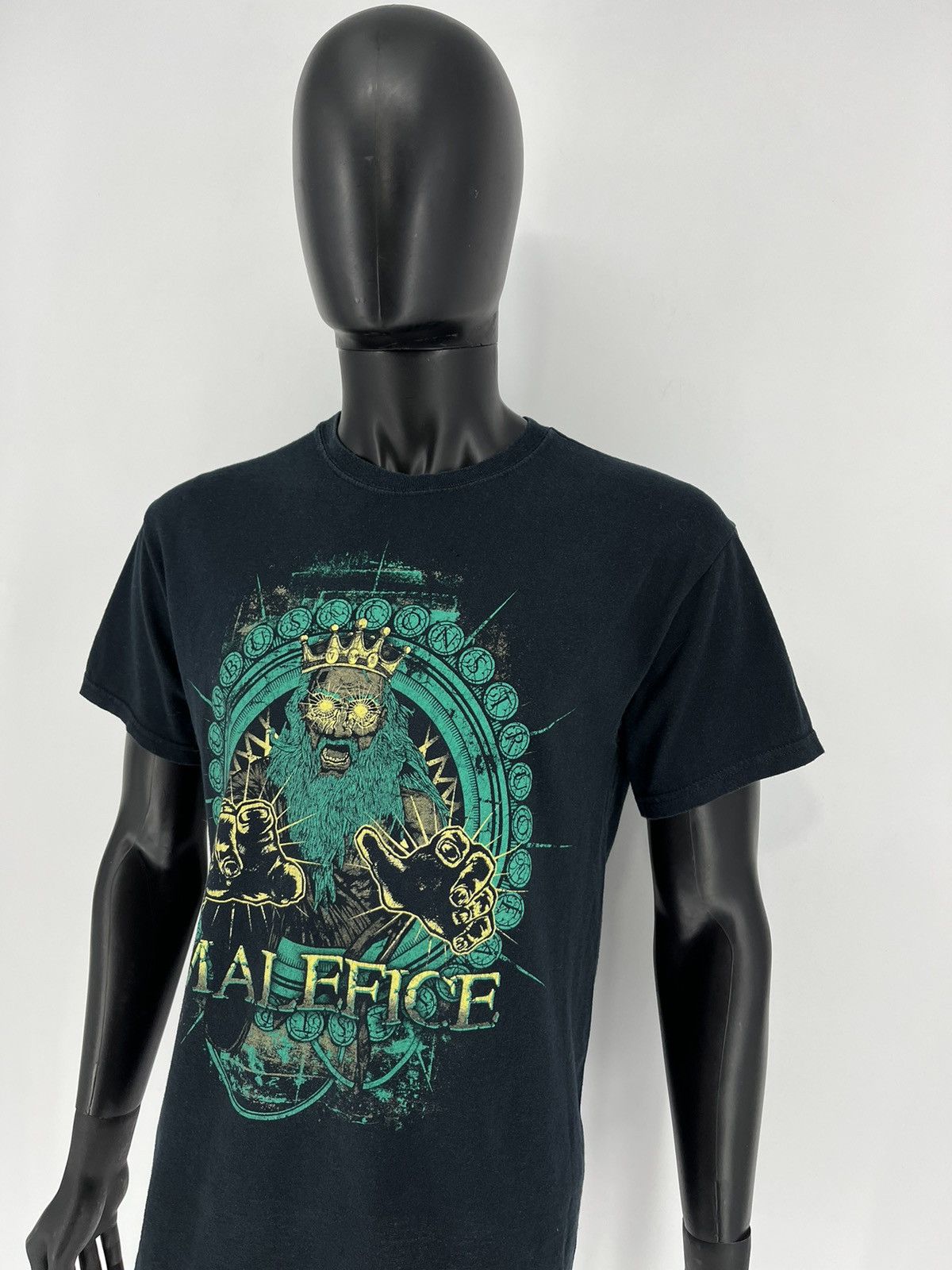 Band Tees VINTAGE Y2K RARE Rock T Shirt Malefice Size US M / EU 48-50 / 2 - 5 Thumbnail