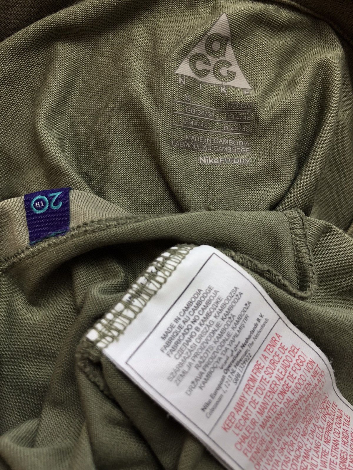 Nike Nike ACG Streetwear Big ACG Logo T-Shirt S Size US S / EU 44-46 / 1 - 5 Thumbnail
