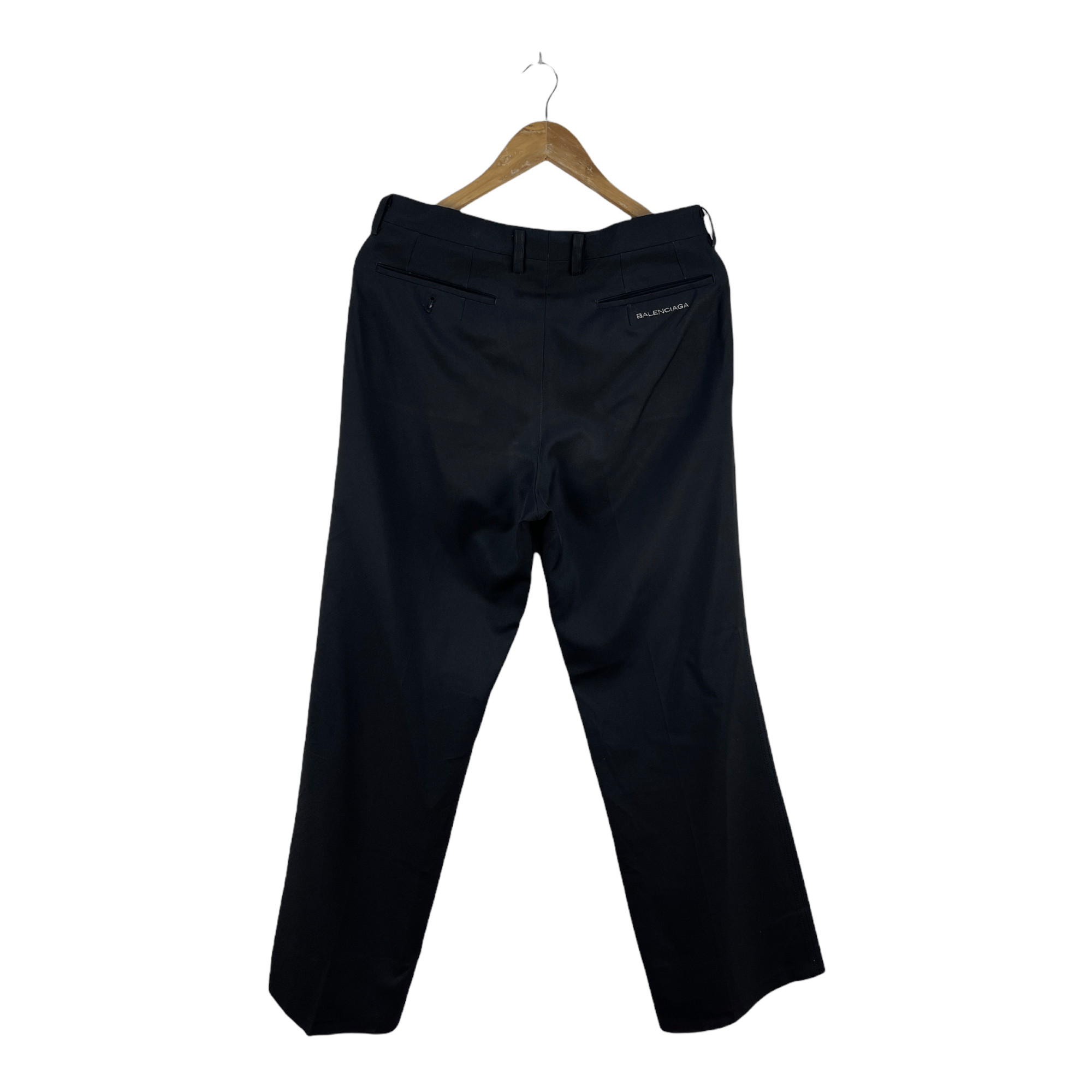 image of Vintage Balenciaga Trouser in Black, Men's (Size 30)