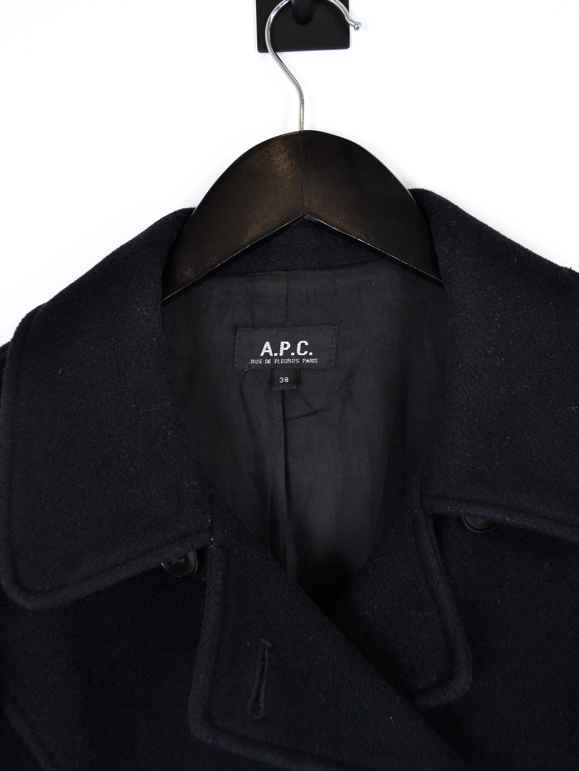 A.P.C. APC Wool Coat Jacket Size S / US 4 / IT 40 - 7 Thumbnail