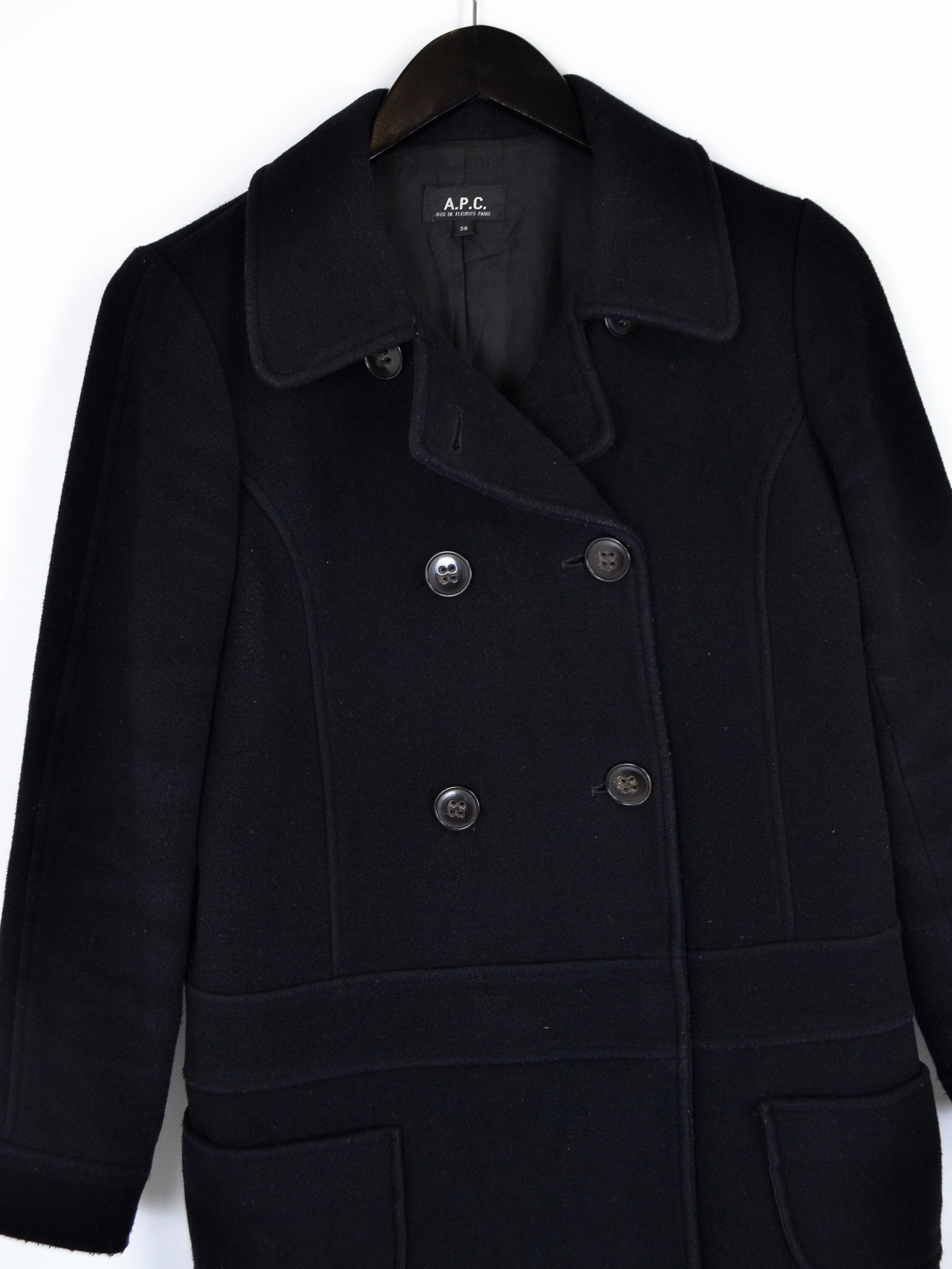 A.P.C. APC Wool Coat Jacket Size S / US 4 / IT 40 - 6 Thumbnail