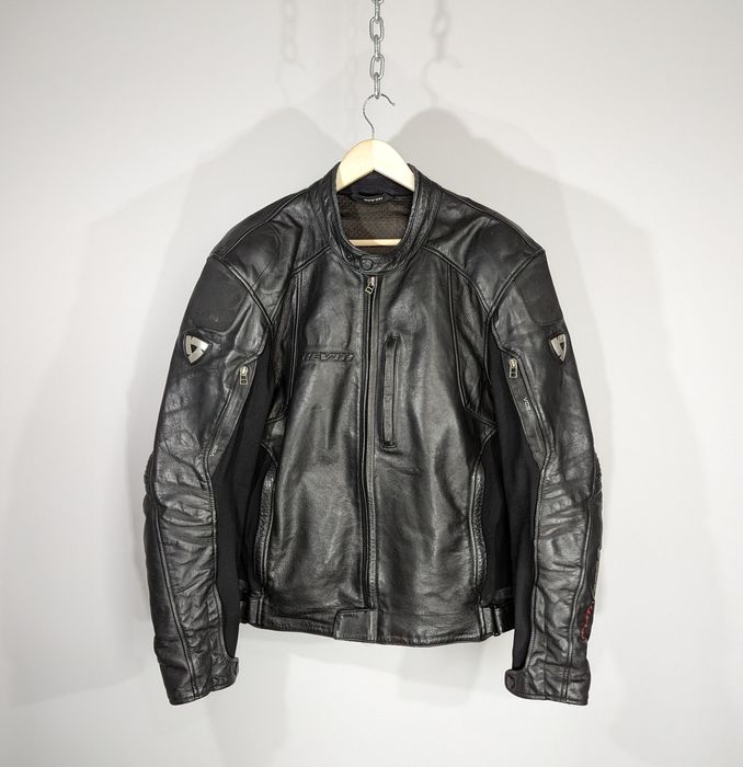 Leather Rev'it Engineered Skin Leather Jacket Men's Motorcycle Biker ...