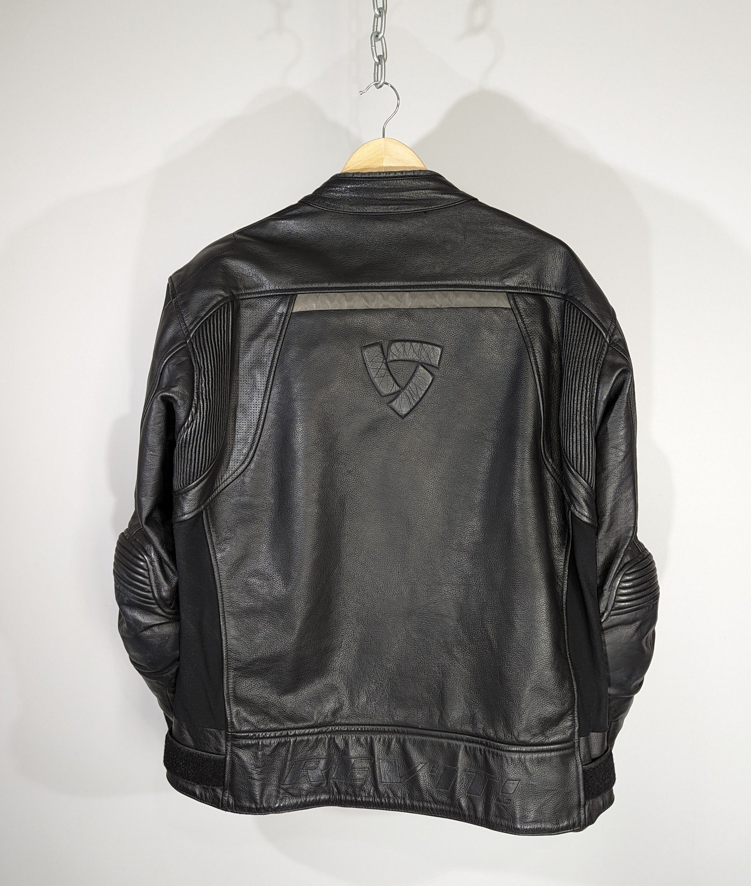 Leather Rev'it Engineered Skin Leather Jacket Men's Motorcycle Biker Size US XL / EU 56 / 4 - 12 Thumbnail