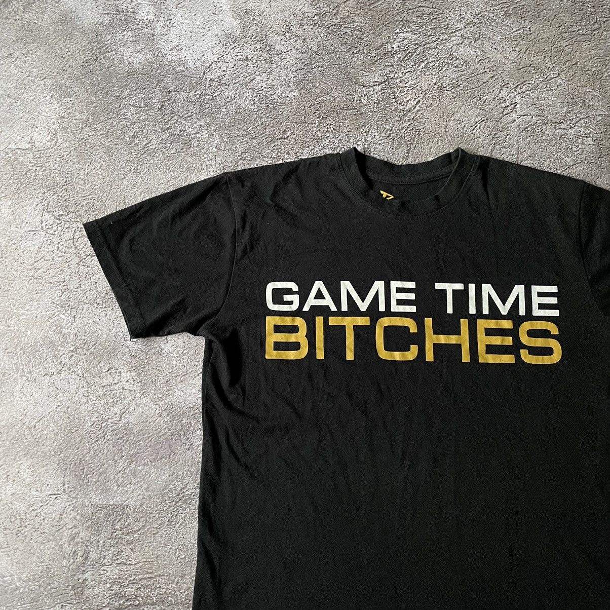 Vintage Y2K Graphic Tee Game Time Distressed Streetwear Oversized XL Size US XL / EU 56 / 4 - 4 Thumbnail