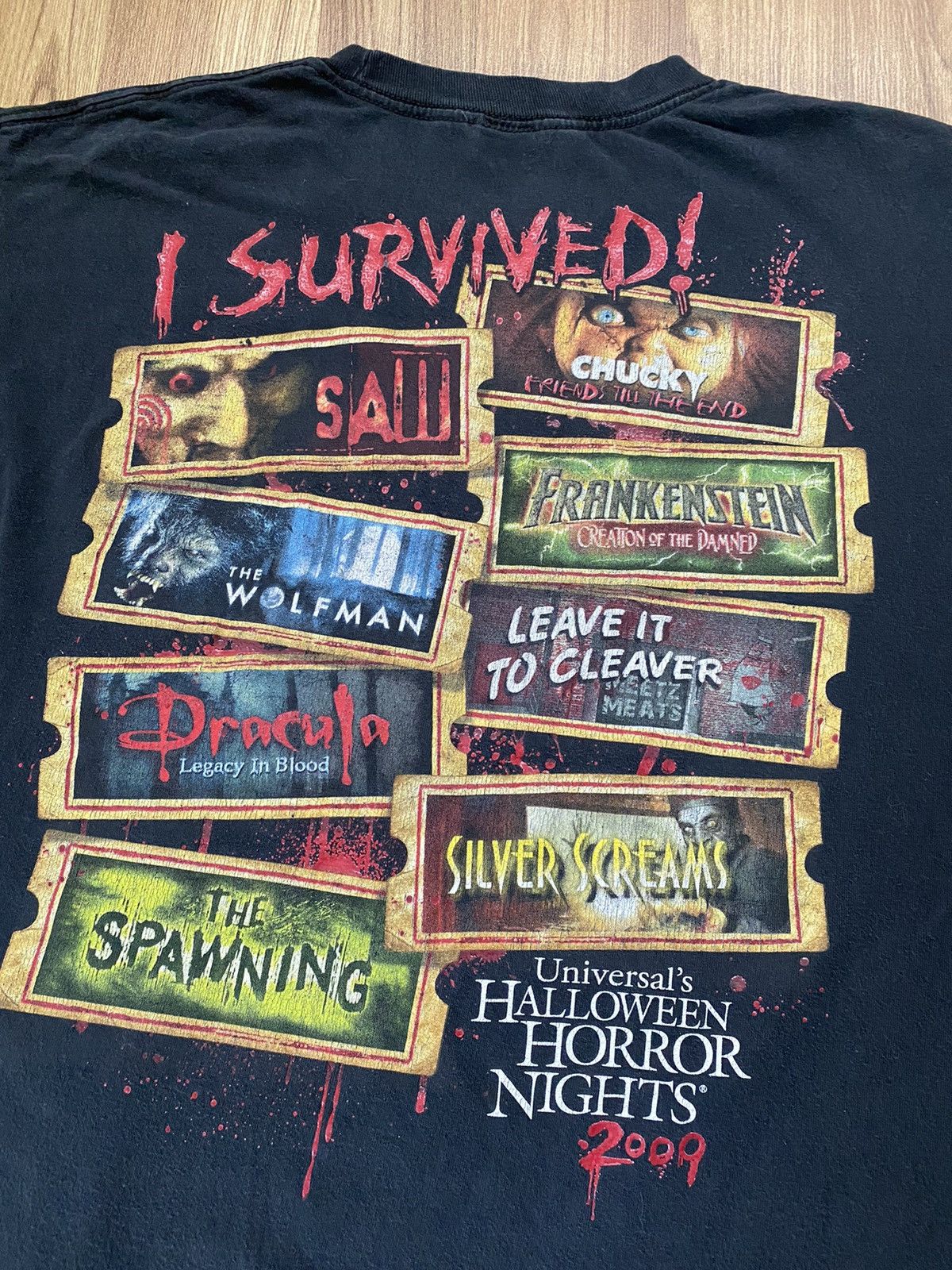 Vintage Vintage Universal Halloween Horror Nights T Shirt Tee Size US L / EU 52-54 / 3 - 4 Thumbnail