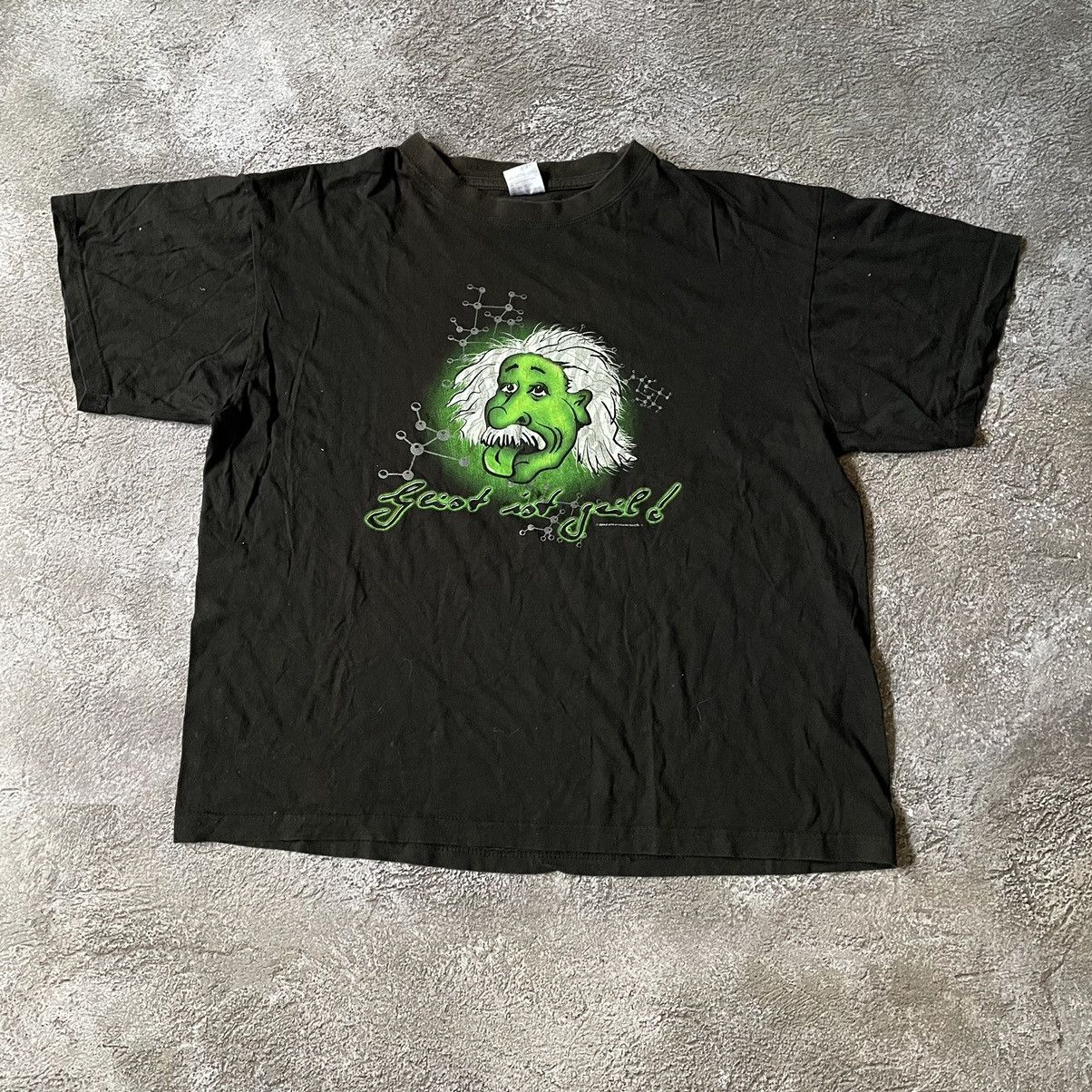 Vintage Vintage Y2K Graphic Tee Sun Faded Rave Einstein Oversized XL Size US XL / EU 56 / 4 - 3 Thumbnail