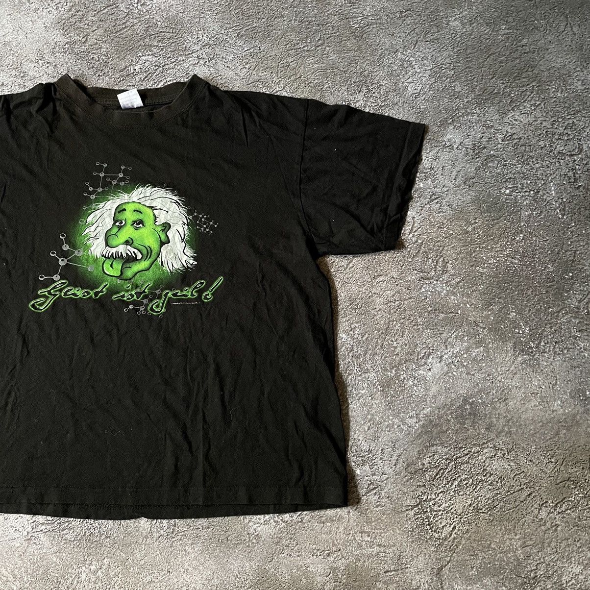 Vintage Vintage Y2K Graphic Tee Sun Faded Rave Einstein Oversized XL Size US XL / EU 56 / 4 - 2 Thumbnail