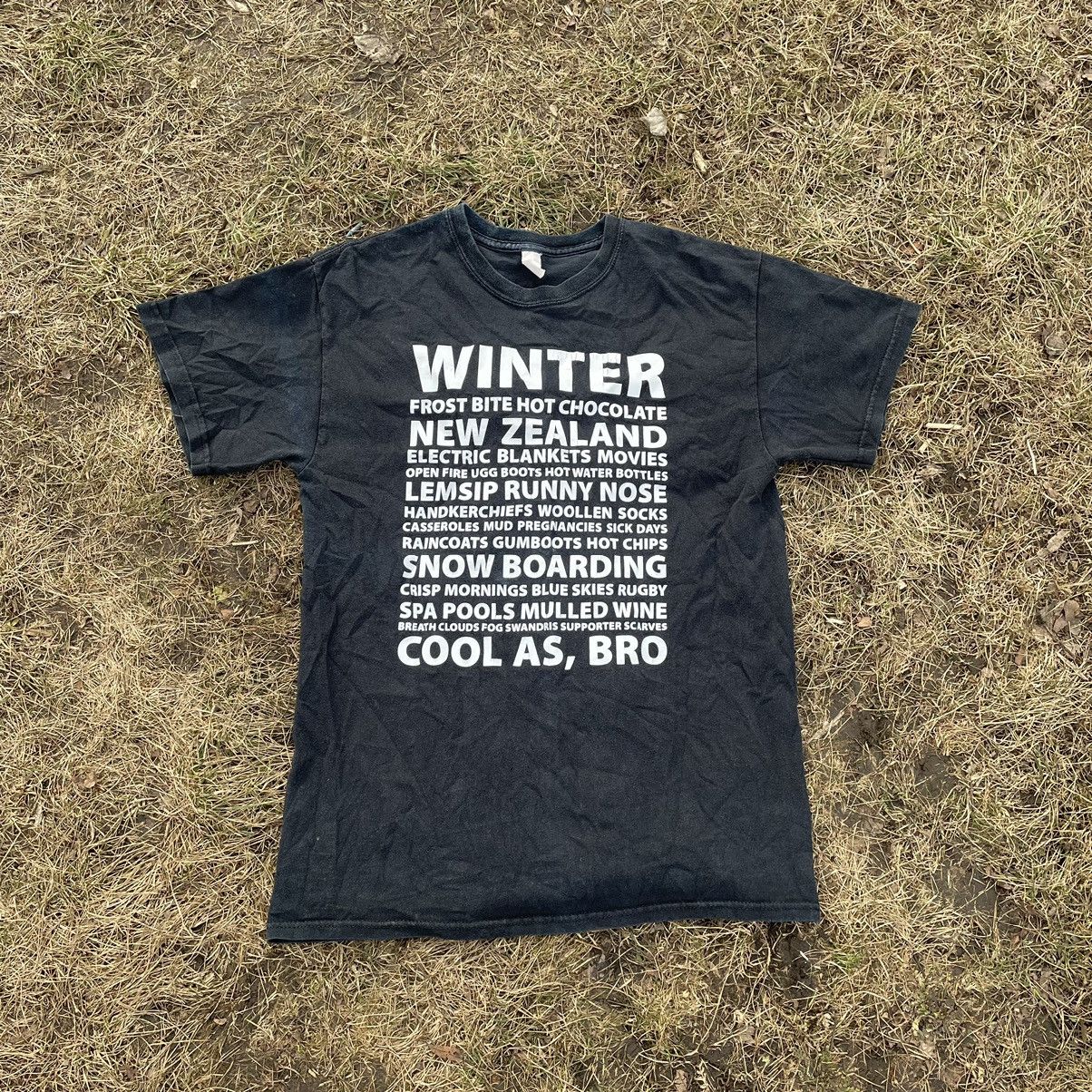 Vintage Vintage 90s New Zealand Graphic Tee Sun Faded Streetwear L Size US L / EU 52-54 / 3 - 2 Thumbnail