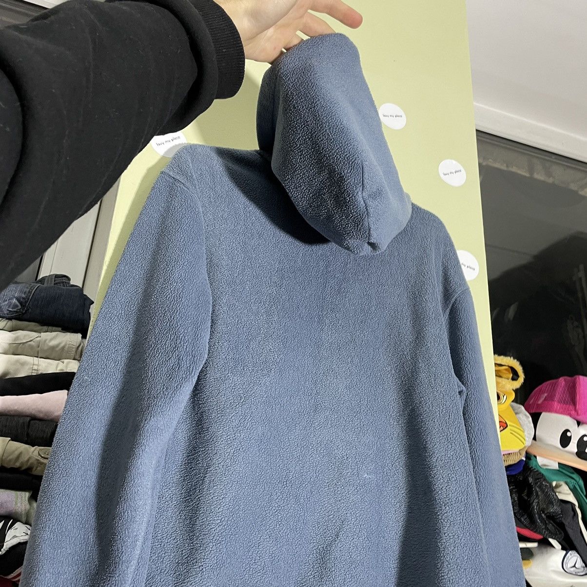 Vintage Vintage Y2K Gap Faded Logo Hoodie Fleece Washed Grey Baggy S Size US S / EU 44-46 / 1 - 8 Thumbnail