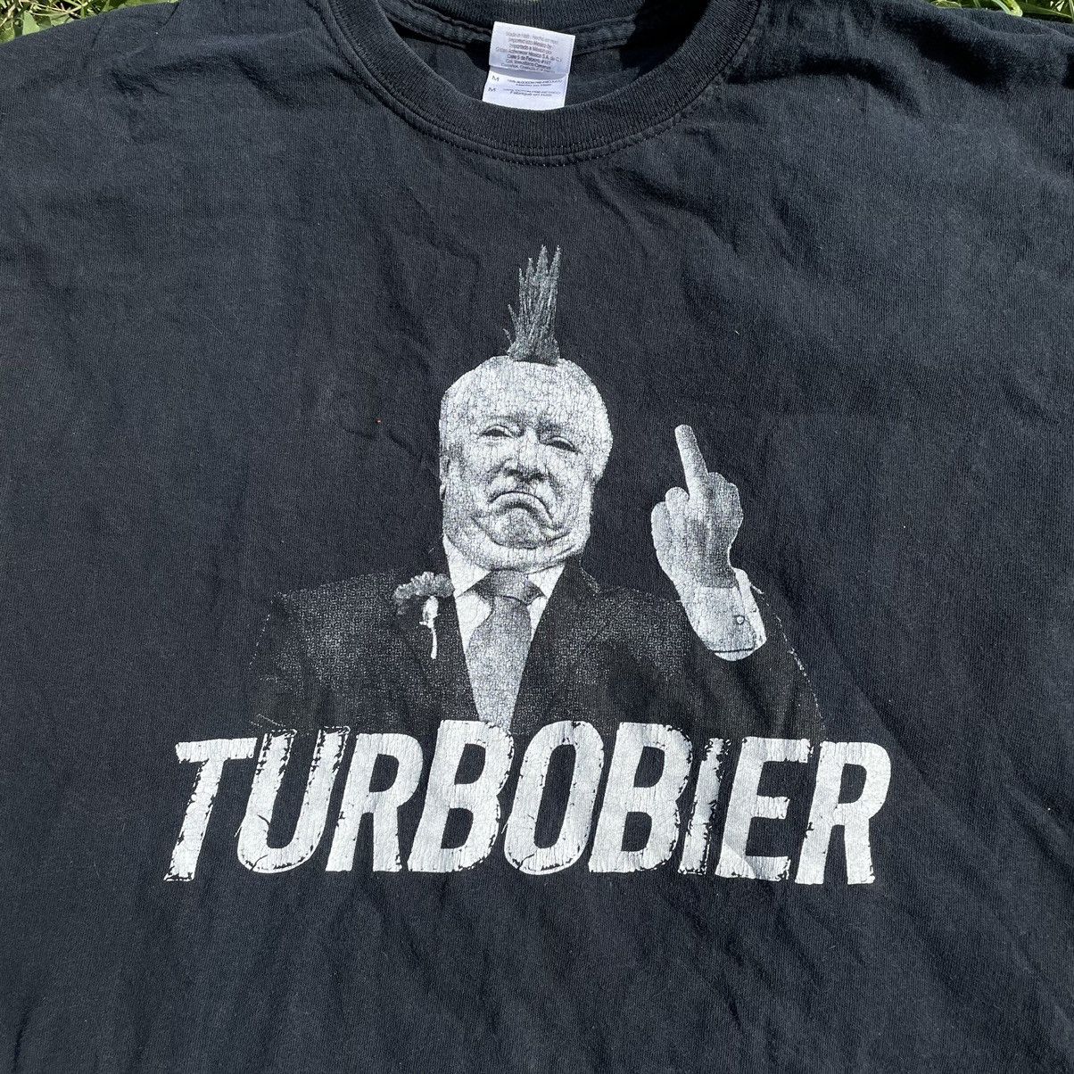 Vintage Vintage 90s Turbobier Graphic Tee Black Streetwear Indie M Size US M / EU 48-50 / 2 - 4 Thumbnail