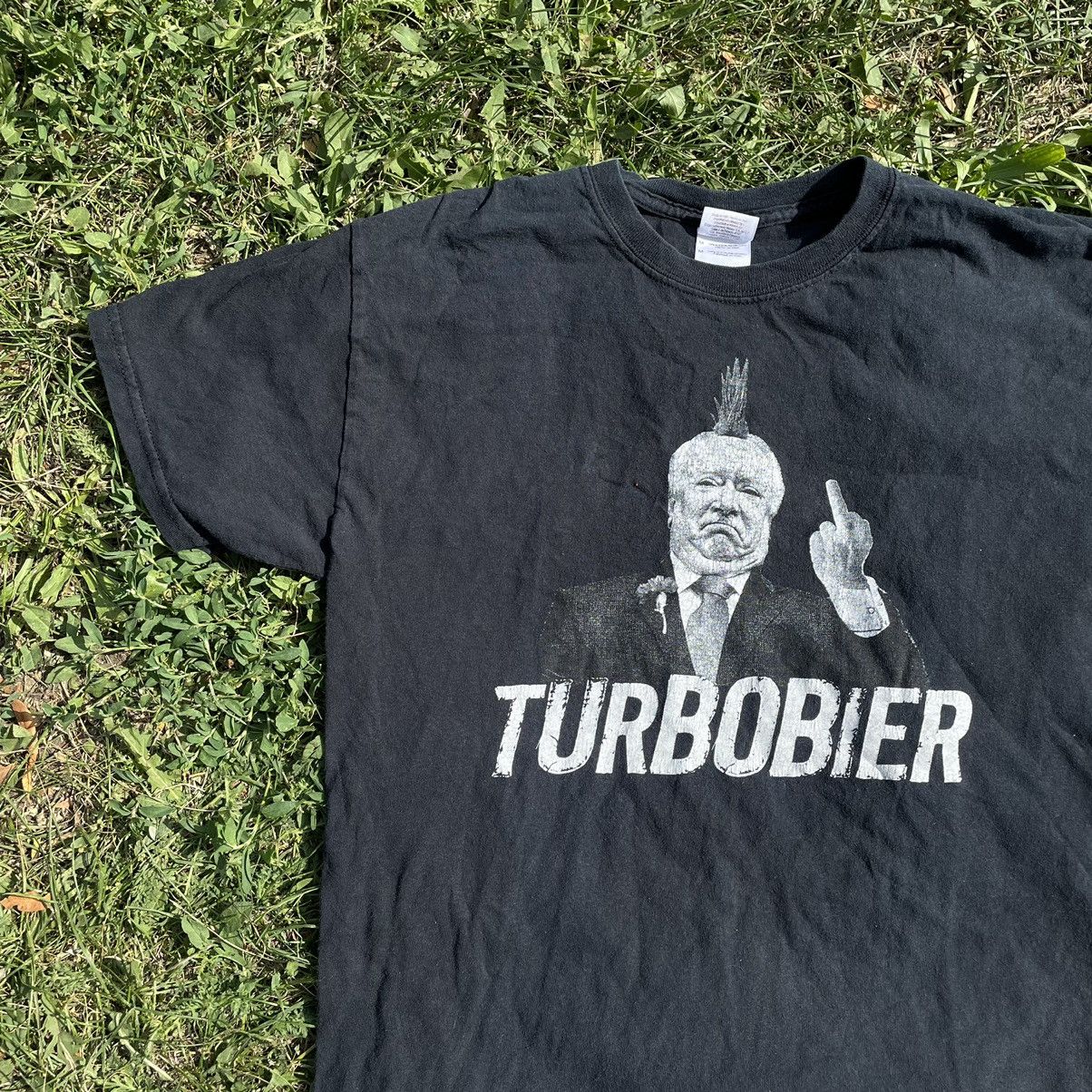 Vintage Vintage 90s Turbobier Graphic Tee Black Streetwear Indie M Size US M / EU 48-50 / 2 - 3 Thumbnail