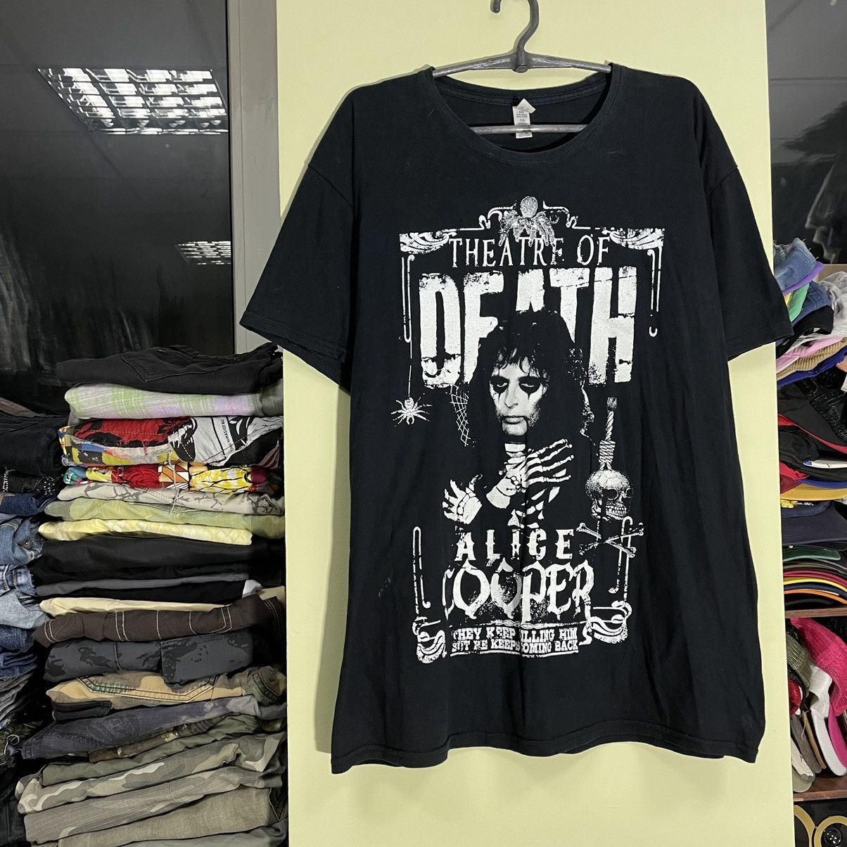 Vintage Vintage Y2K Alice Cooper Graphic Tee Band Punk Grunge Boxy L Size US L / EU 52-54 / 3 - 4 Thumbnail