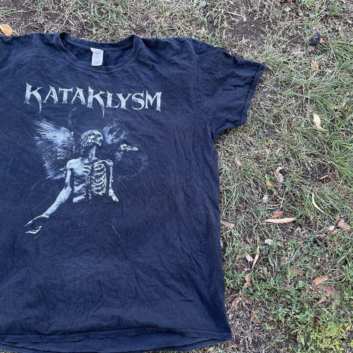 Vintage Vintage Y2K Kataklysm Band Tee Sun Faded Skeleton Grunge XXL Size US XXL / EU 58 / 5 - 3 Thumbnail
