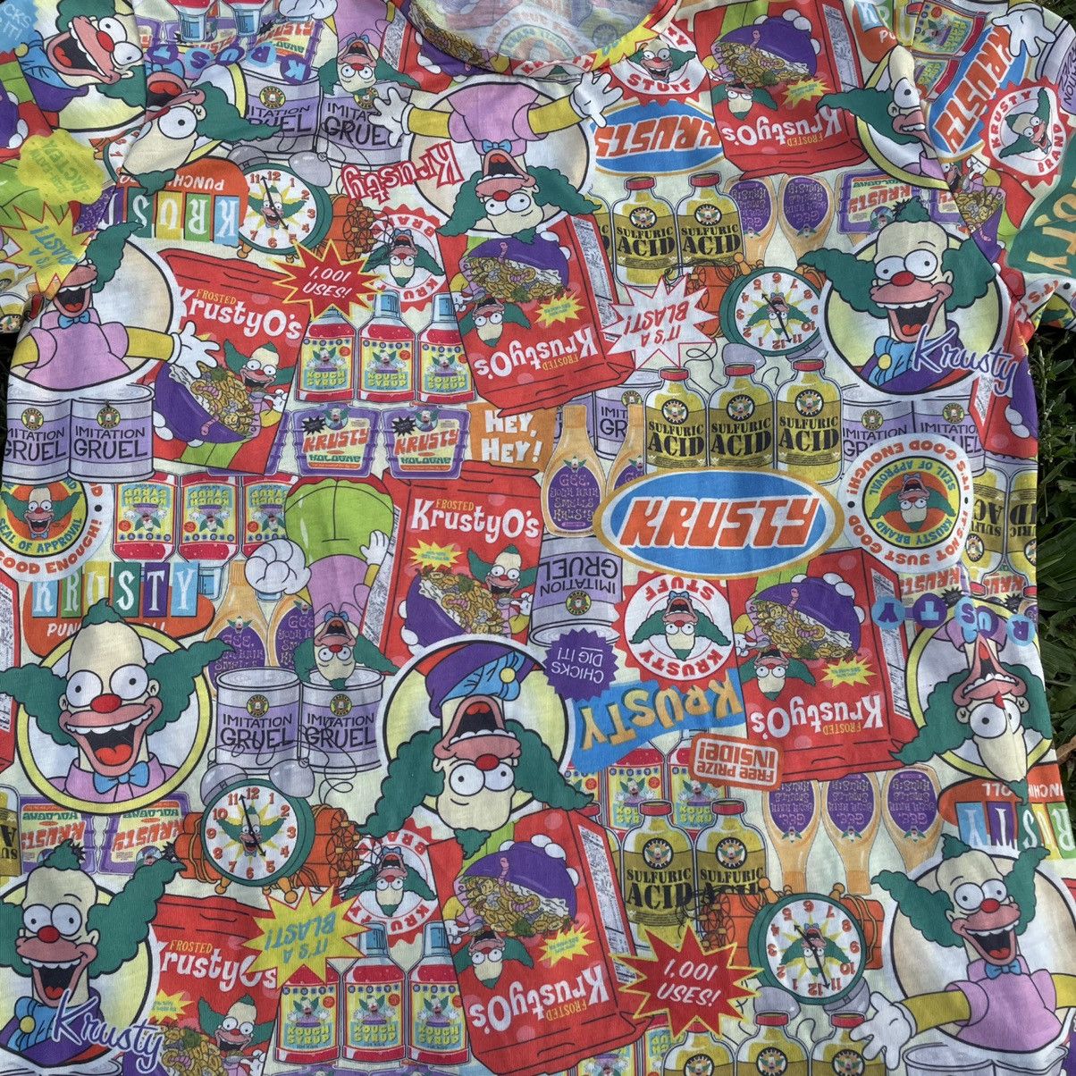 Vintage Vintage 2000s Simpsons All Over Print Graphic Tee Rave L Size US L / EU 52-54 / 3 - 4 Thumbnail