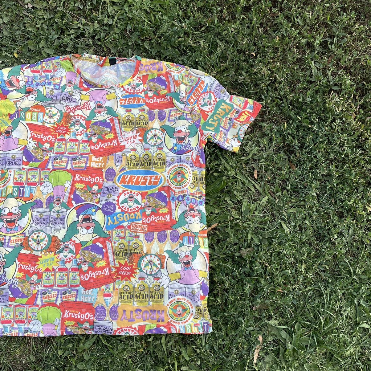 Vintage Vintage 2000s Simpsons All Over Print Graphic Tee Rave L Size US L / EU 52-54 / 3 - 3 Thumbnail