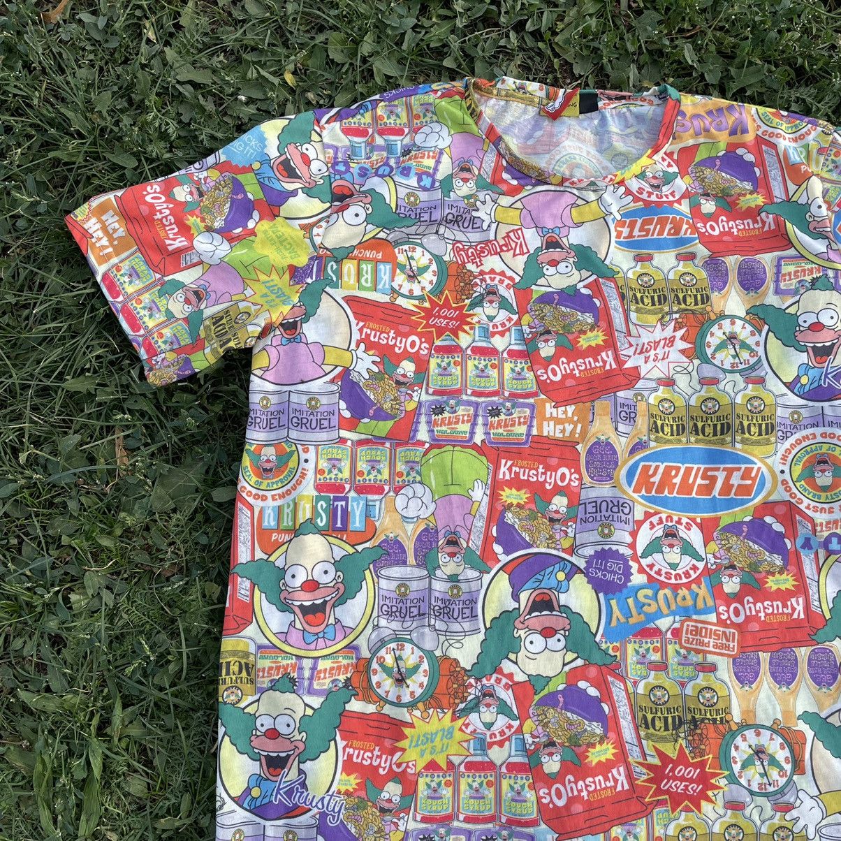 Vintage Vintage 2000s Simpsons All Over Print Graphic Tee Rave L Size US L / EU 52-54 / 3 - 2 Thumbnail