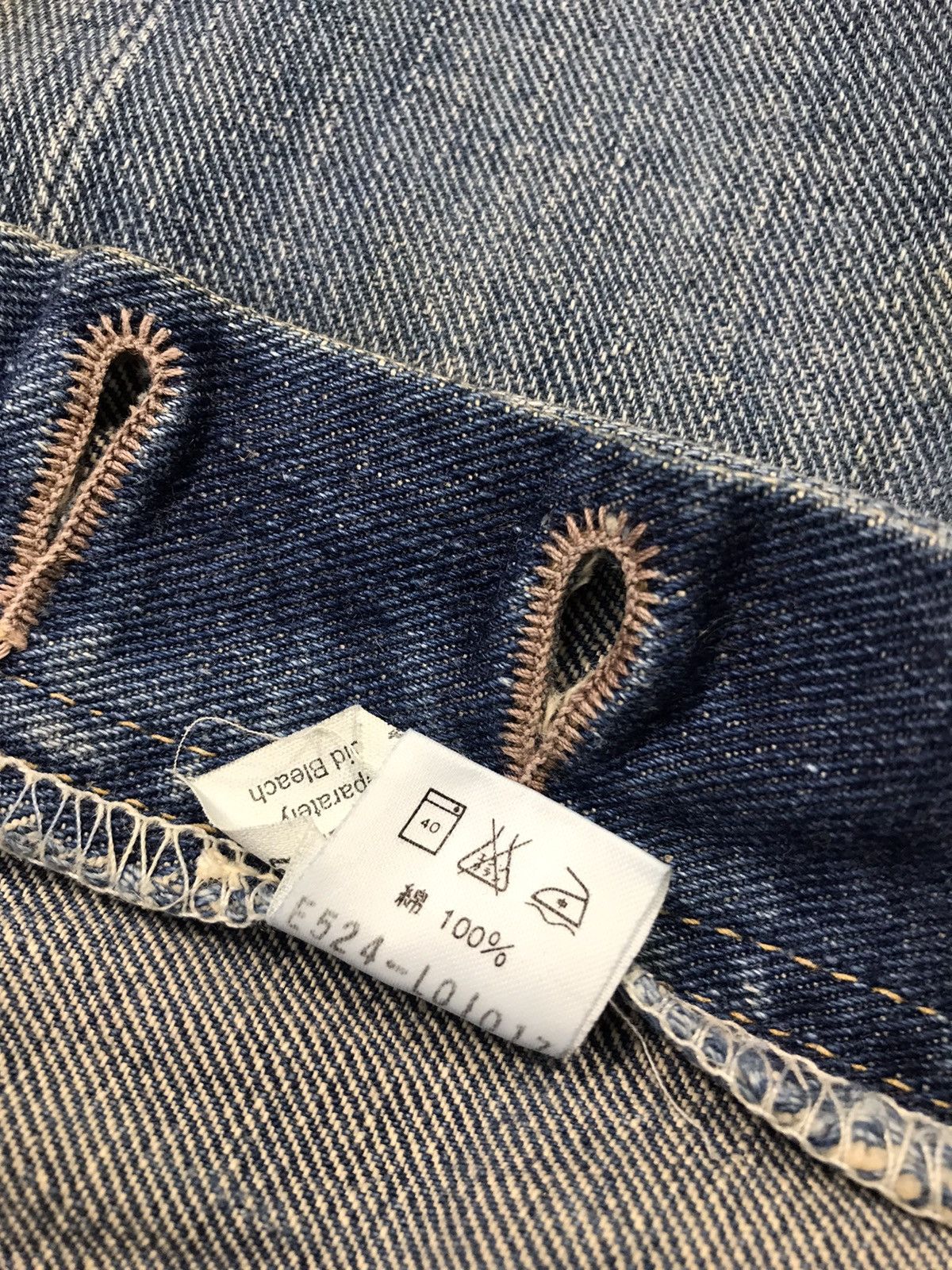 Lee × Vintage Vintage Lee Cowboy Selvedge Light Blue Wash Jeans Size US 29 - 19 Thumbnail