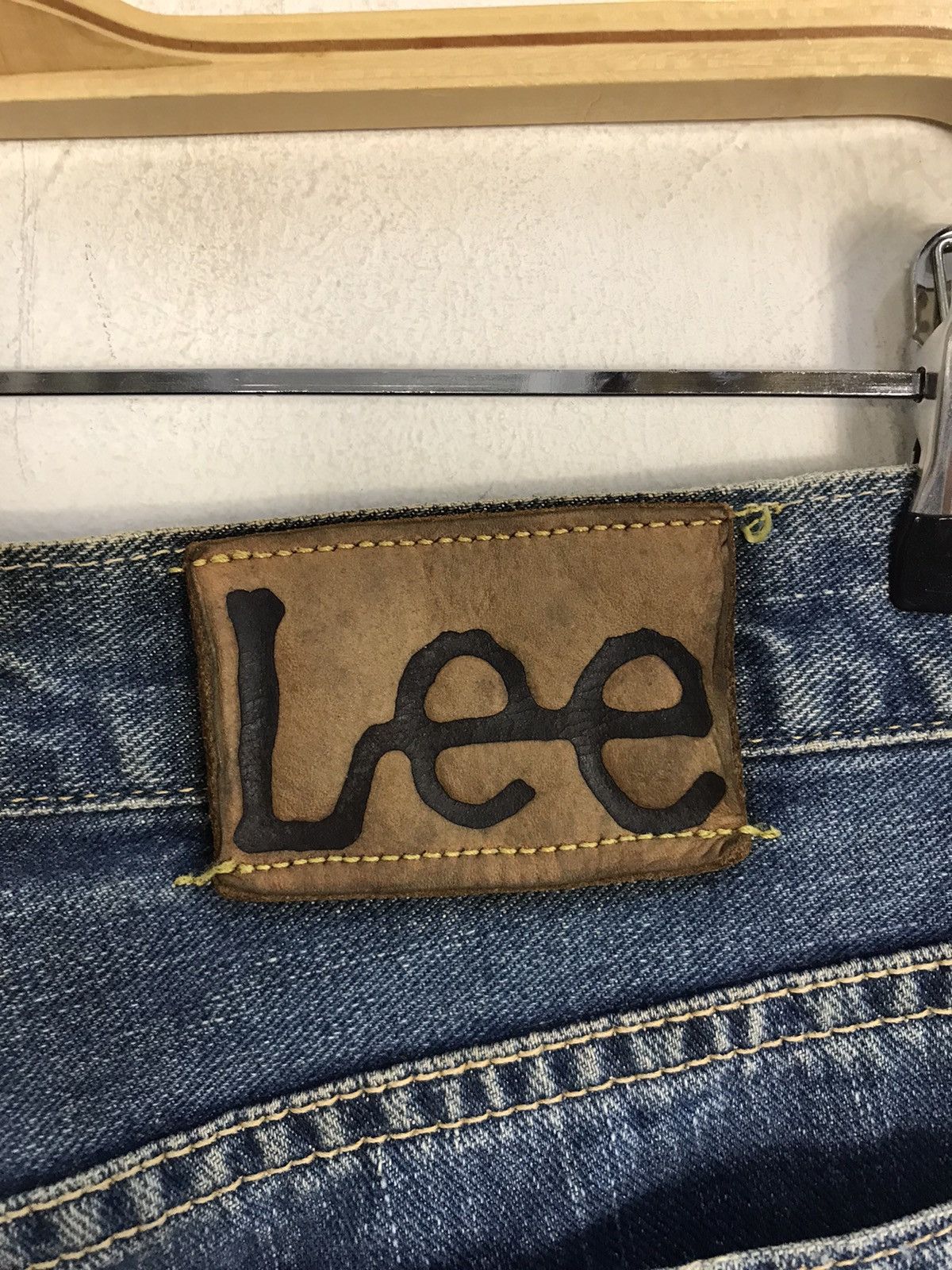 Lee × Vintage Vintage Lee Cowboy Selvedge Light Blue Wash Jeans Size US 29 - 15 Thumbnail
