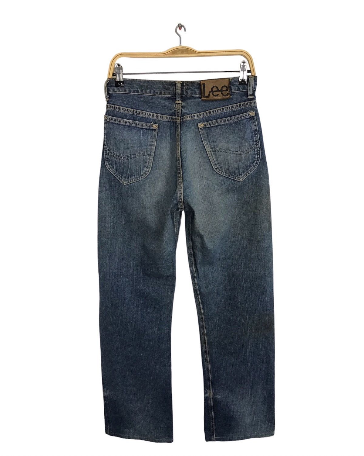 Lee × Vintage Vintage Lee Cowboy Selvedge Light Blue Wash Jeans Size US 29 - 2 Thumbnail