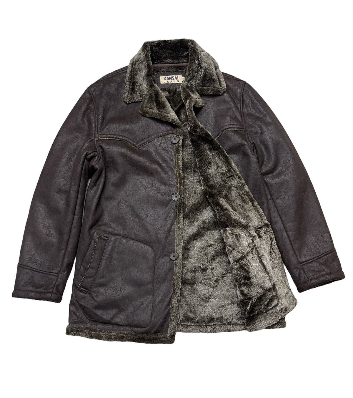 Kansai Yamamoto Kansai Yamamoto Faux Furry winter Jacket Size US L / EU 52-54 / 3 - 1 Thumbnail