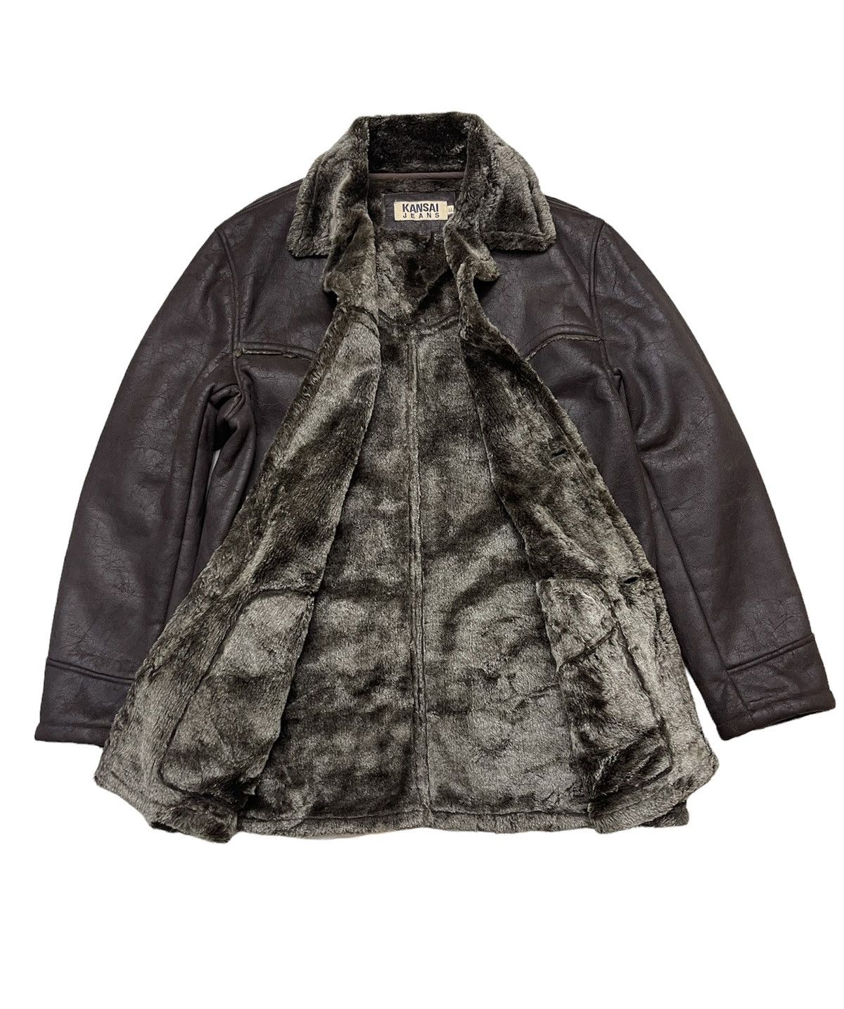 Kansai Yamamoto Kansai Yamamoto Faux Furry winter Jacket Size US L / EU 52-54 / 3 - 4 Thumbnail