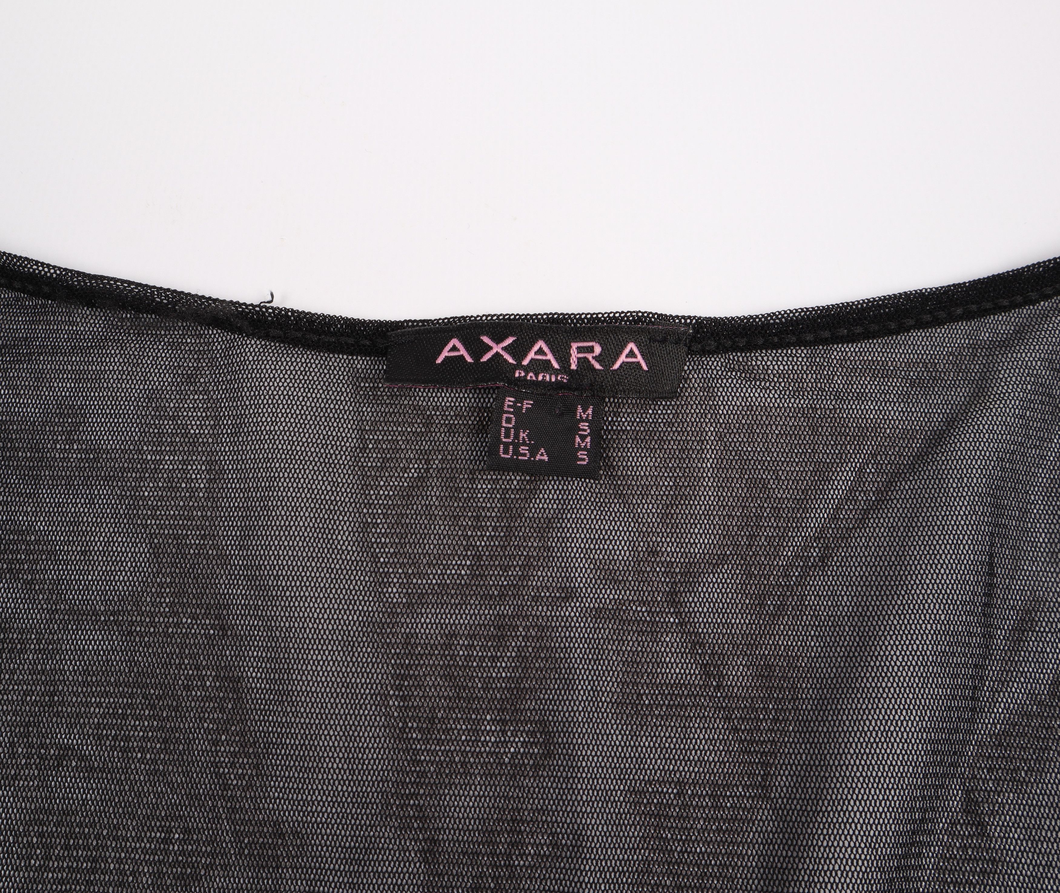 Other Vintage Axara French Fairy Mesh Long Sleeve Top Size S / US 4 / IT 40 - 6 Thumbnail