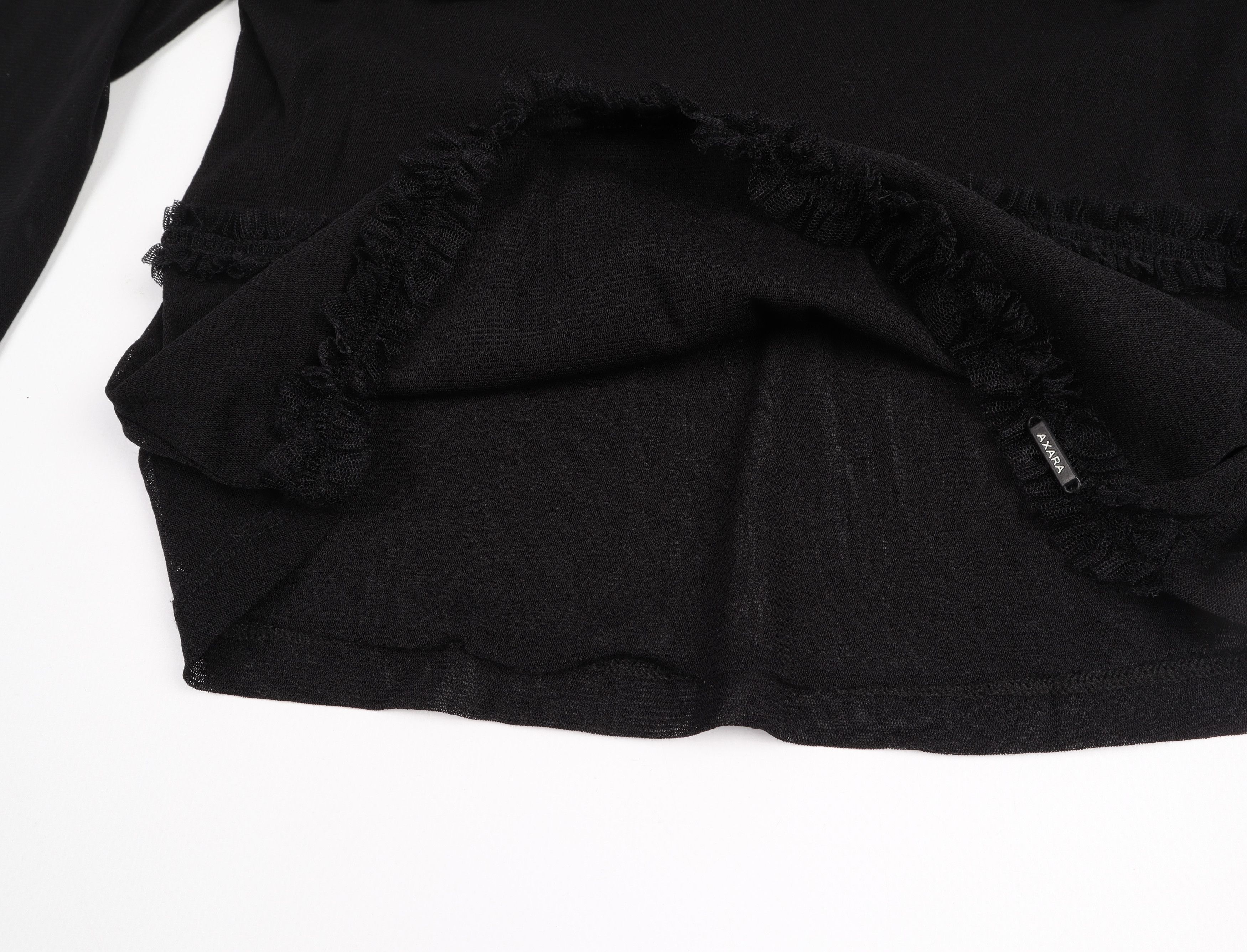 Other Vintage Axara French Fairy Mesh Long Sleeve Top Size S / US 4 / IT 40 - 9 Thumbnail