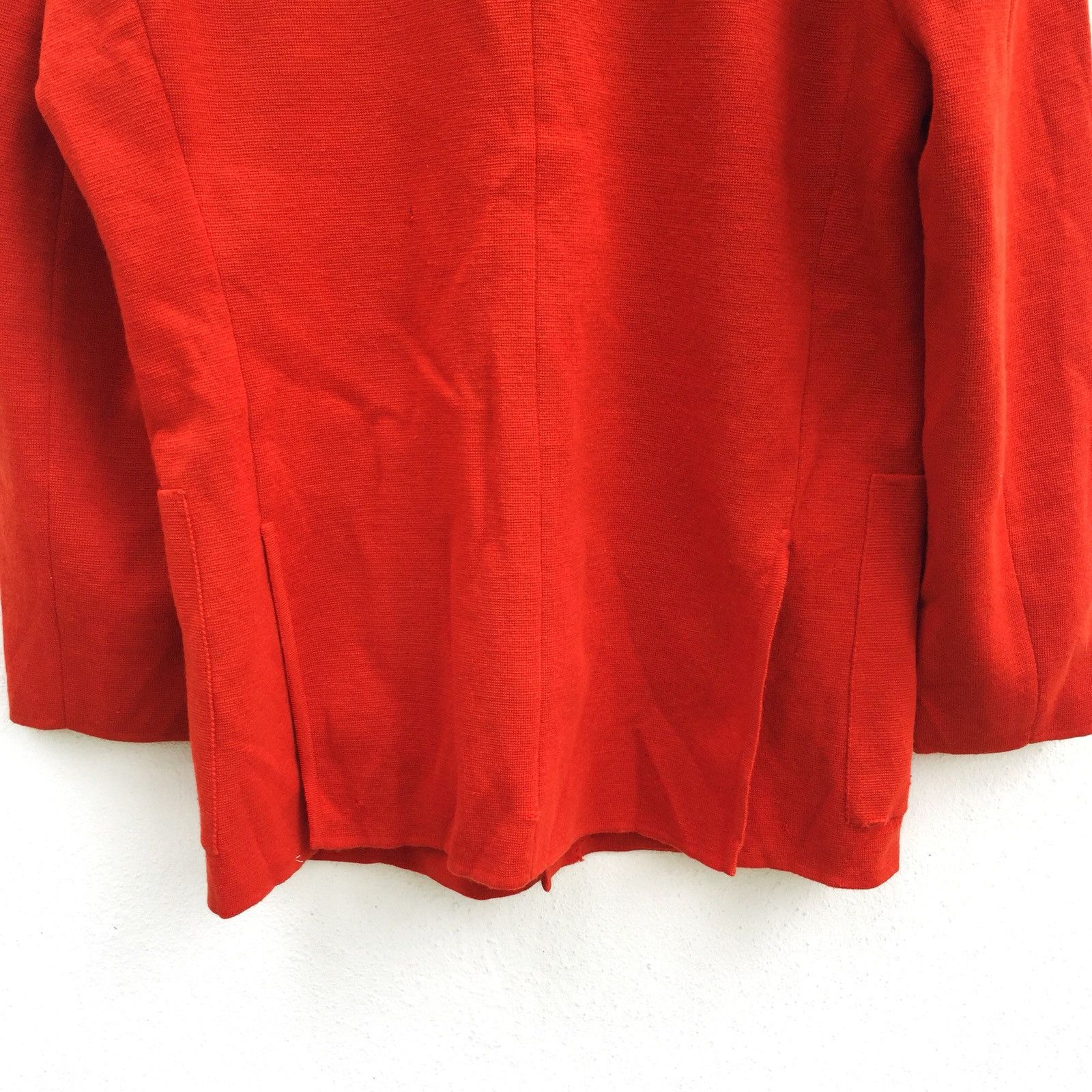 Issey Miyake ARCHIVE🔥Issey Miyake 90s Wool Distressed Cardigan Size US L / EU 52-54 / 3 - 12 Thumbnail