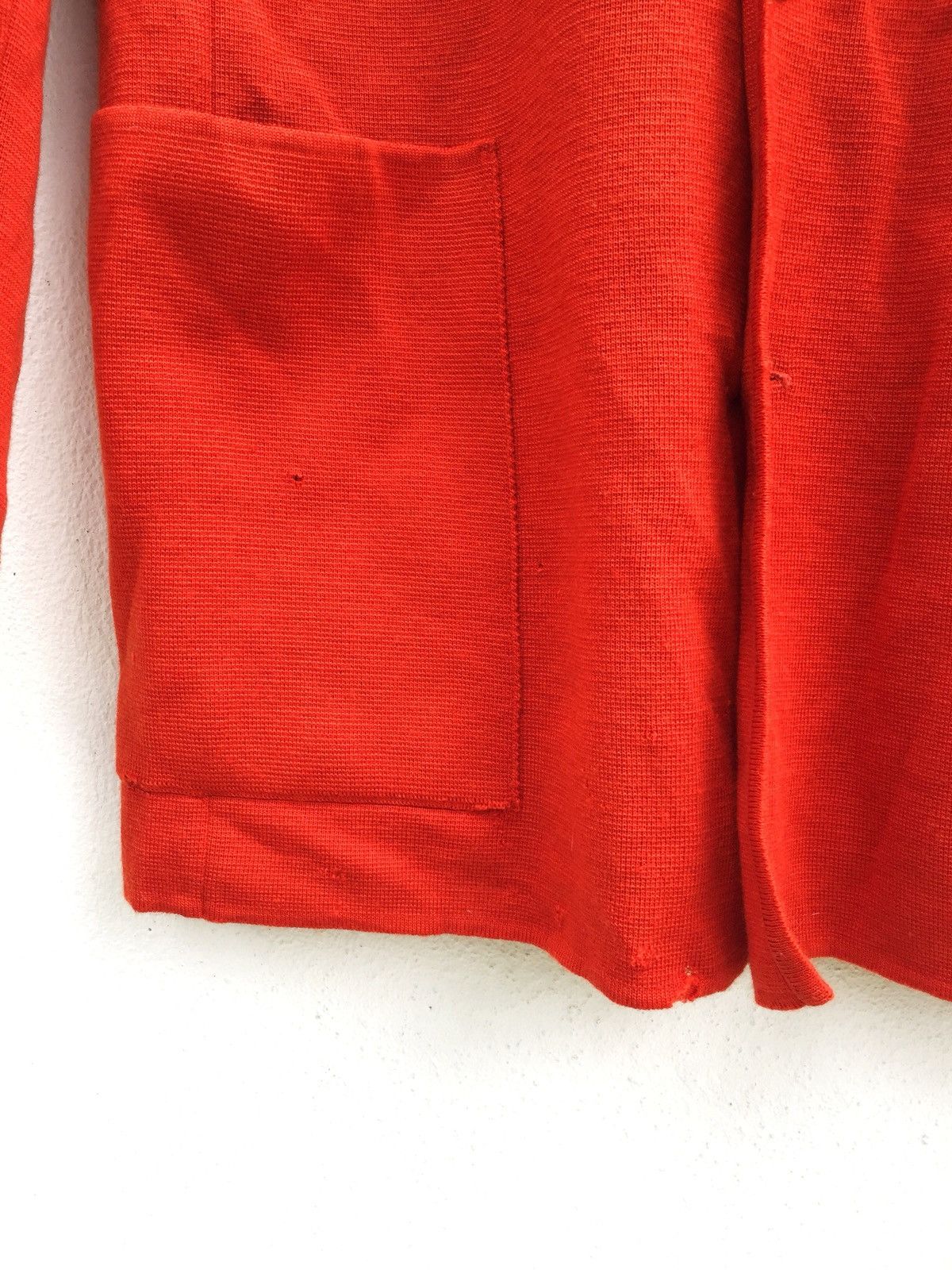Issey Miyake ARCHIVE🔥Issey Miyake 90s Wool Distressed Cardigan Size US L / EU 52-54 / 3 - 9 Thumbnail