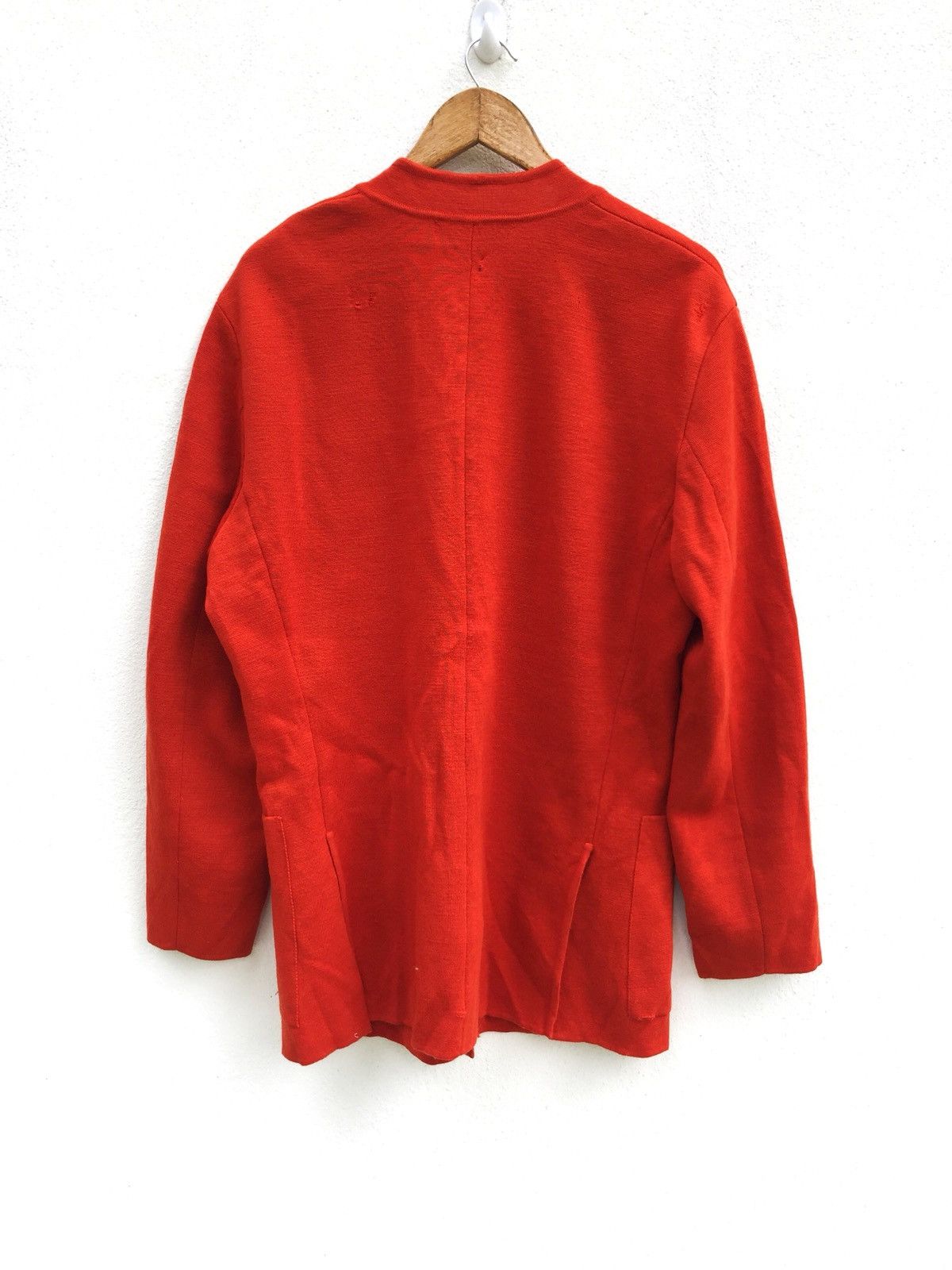 Issey Miyake ARCHIVE🔥Issey Miyake 90s Wool Distressed Cardigan Size US L / EU 52-54 / 3 - 2 Thumbnail