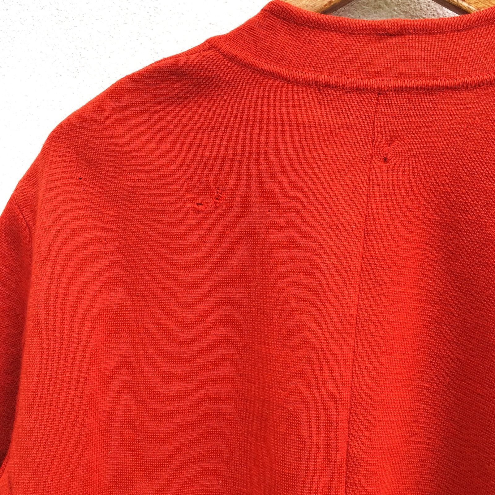 Issey Miyake ARCHIVE🔥Issey Miyake 90s Wool Distressed Cardigan Size US L / EU 52-54 / 3 - 11 Thumbnail