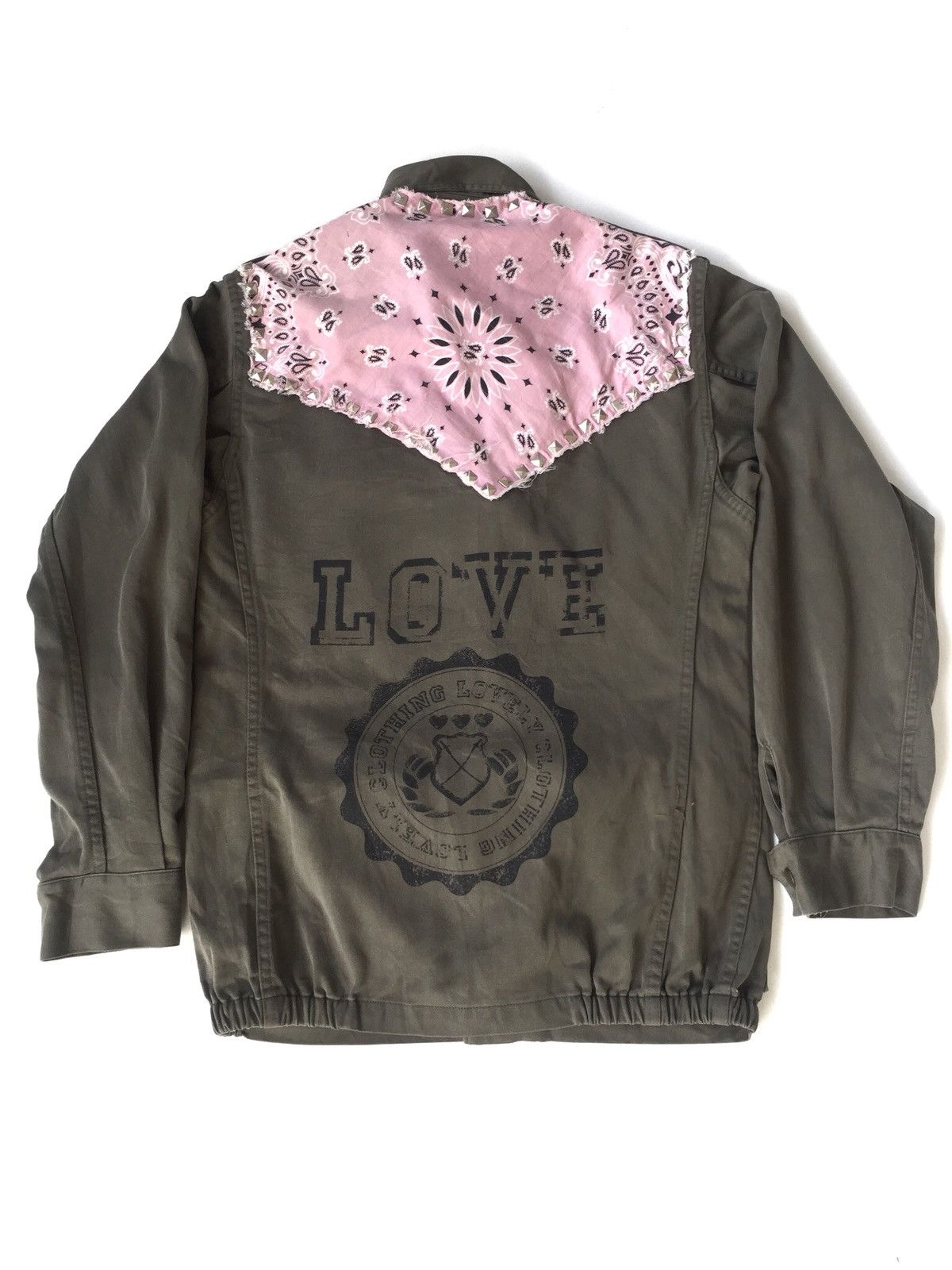 Vintage HEAT🔥80s 🇫🇷 Army "Lovely" Herringbone Hybrid Jacket Size US M / EU 48-50 / 2 - 1 Thumbnail