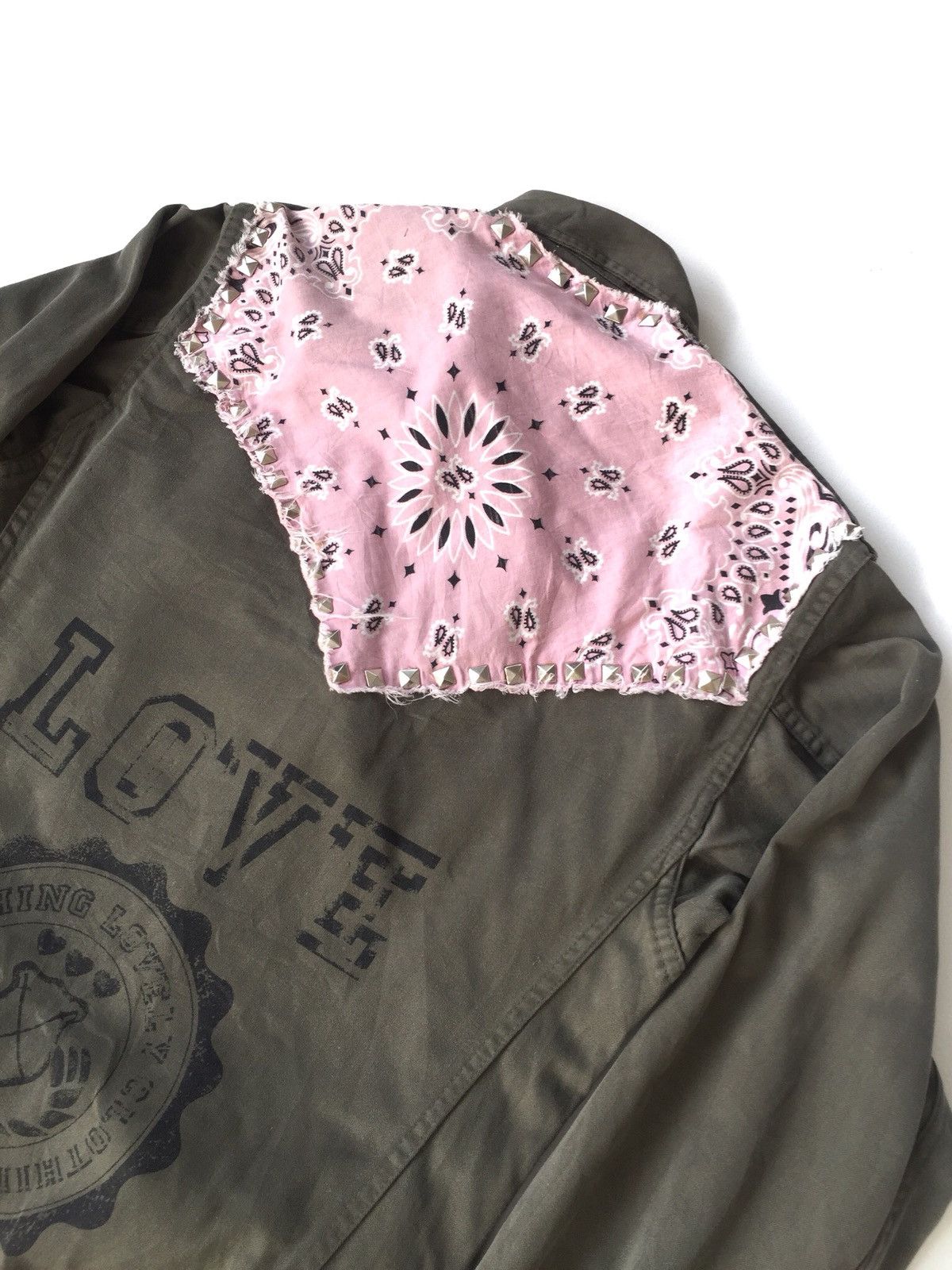 Vintage HEAT🔥80s 🇫🇷 Army "Lovely" Herringbone Hybrid Jacket Size US M / EU 48-50 / 2 - 6 Thumbnail
