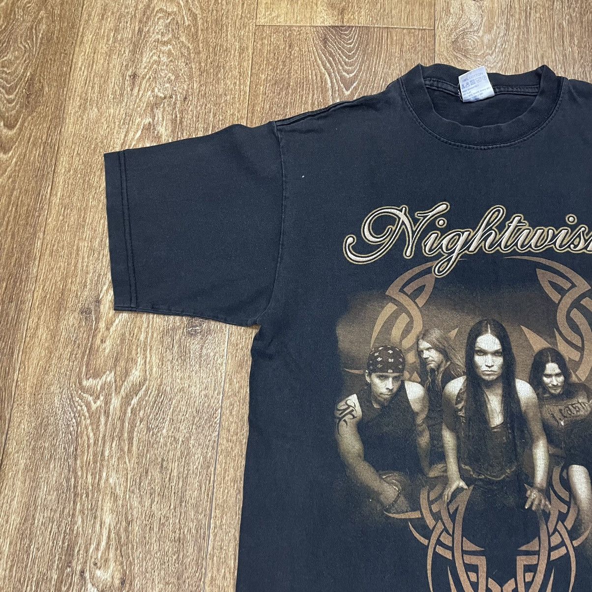 Vintage Vintage Y2K Nightwish Band Tee Faded Black Metal Grunge S Size US S / EU 44-46 / 1 - 3 Thumbnail