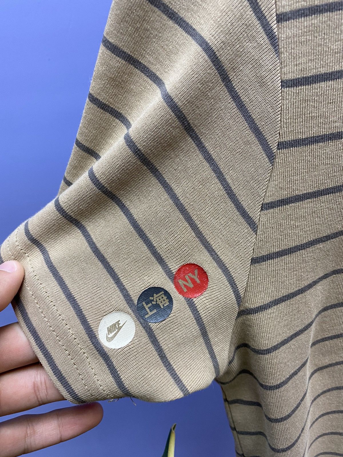Nike Vintage Nike Shanghai New York Polo T Shirt Men’s S Beige Size US S / EU 44-46 / 1 - 9 Thumbnail