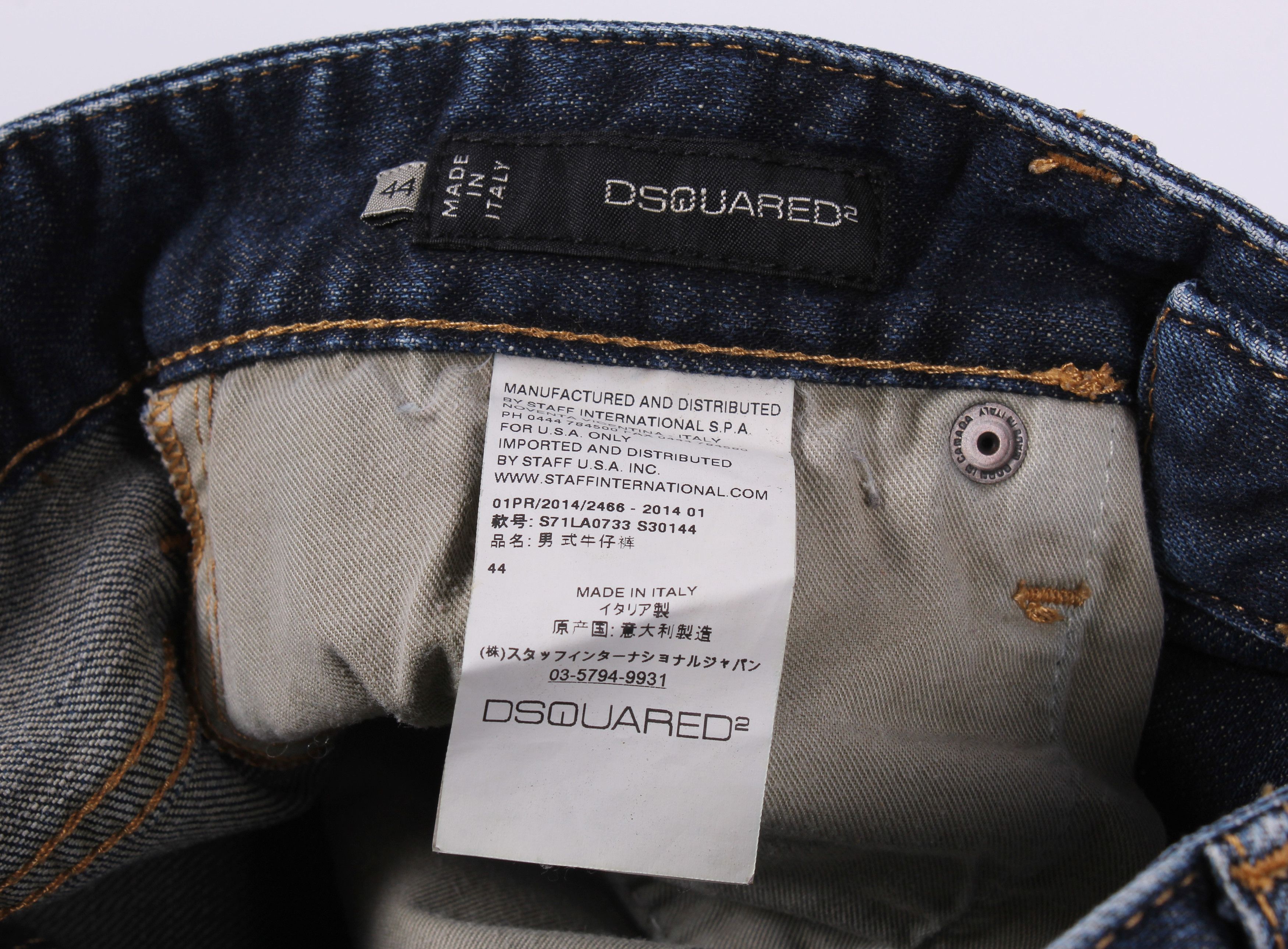 Dsquared2 Dsquared2 Painting Dirty Knock Wash Jeans Size US 29 - 6 Thumbnail