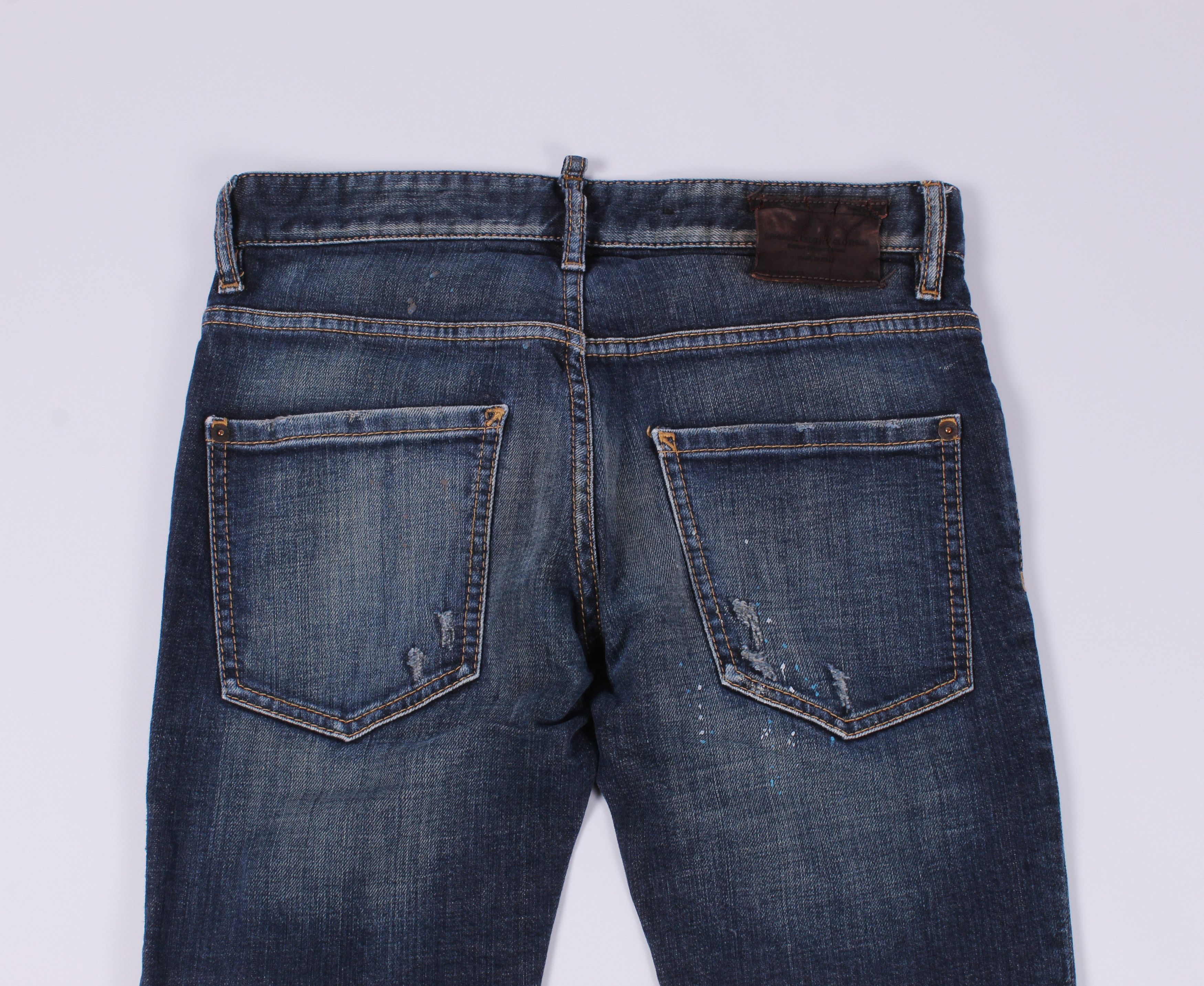 Dsquared2 Dsquared2 Painting Dirty Knock Wash Jeans Size US 29 - 9 Thumbnail
