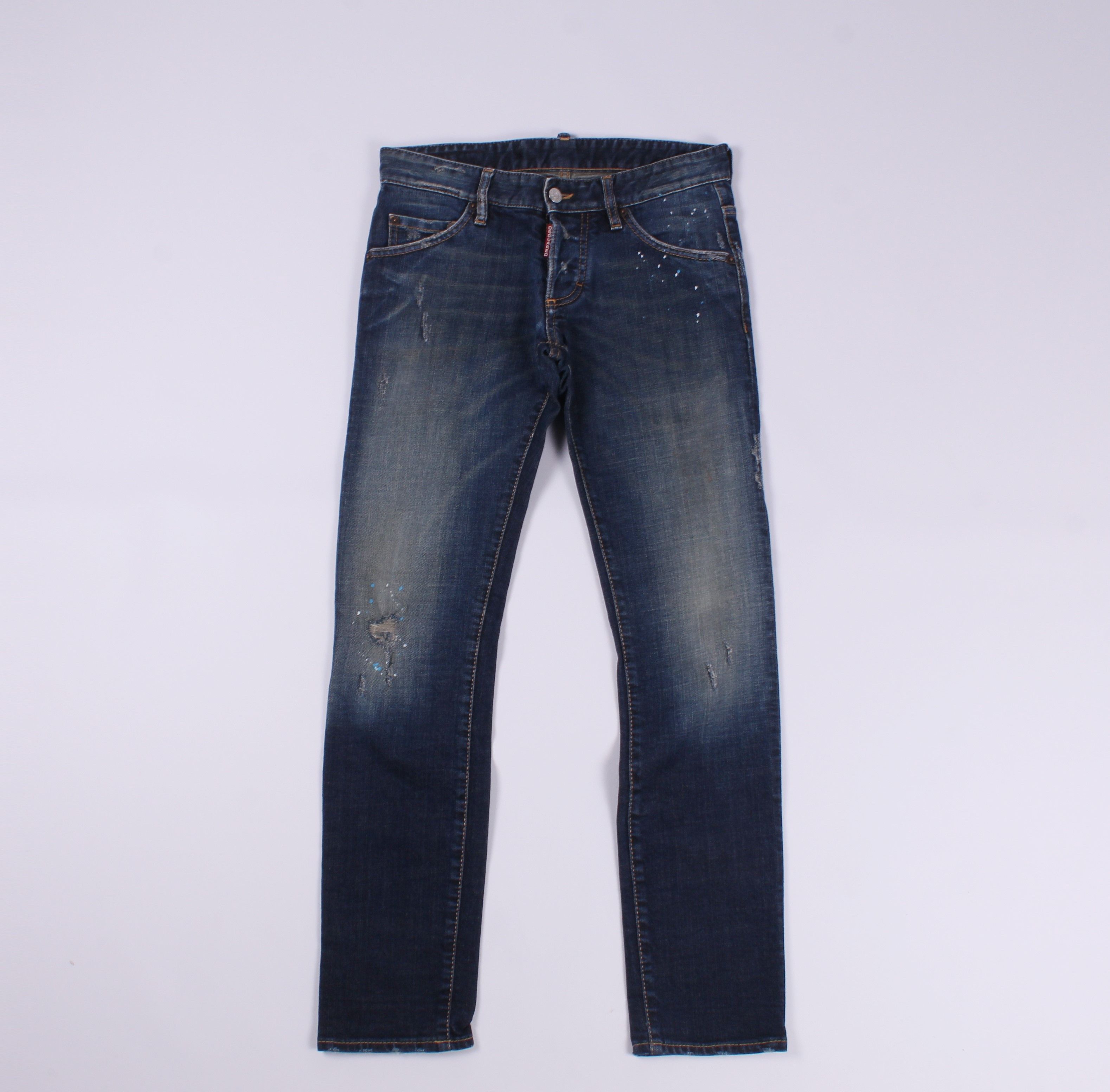 Dsquared2 Dsquared2 Painting Dirty Knock Wash Jeans Size US 29 - 1 Thumbnail