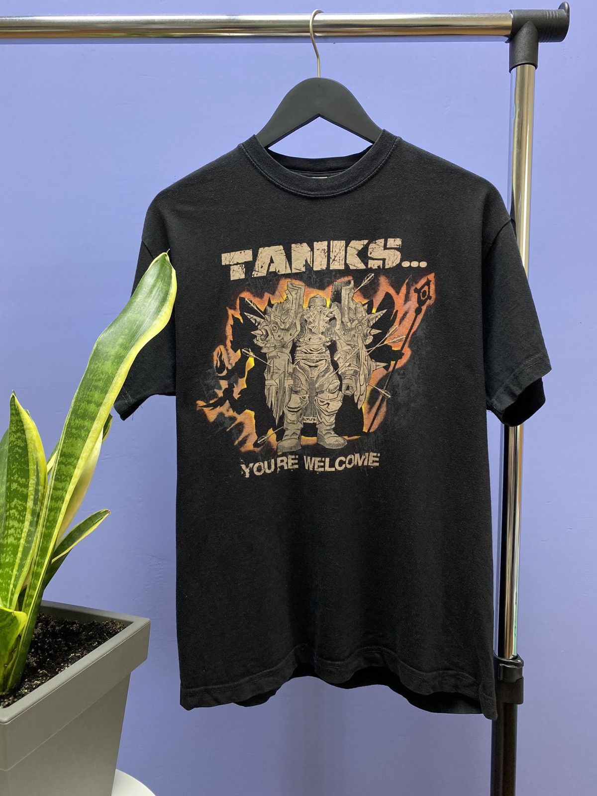 Playstation × Vintage Blizzard World Of Warcraft Tanks You Are Welcome T Shirt Size US M / EU 48-50 / 2 - 1 Thumbnail