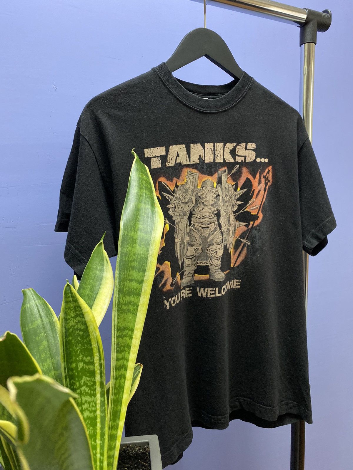 Playstation × Vintage Blizzard World Of Warcraft Tanks You Are Welcome T Shirt Size US M / EU 48-50 / 2 - 3 Thumbnail