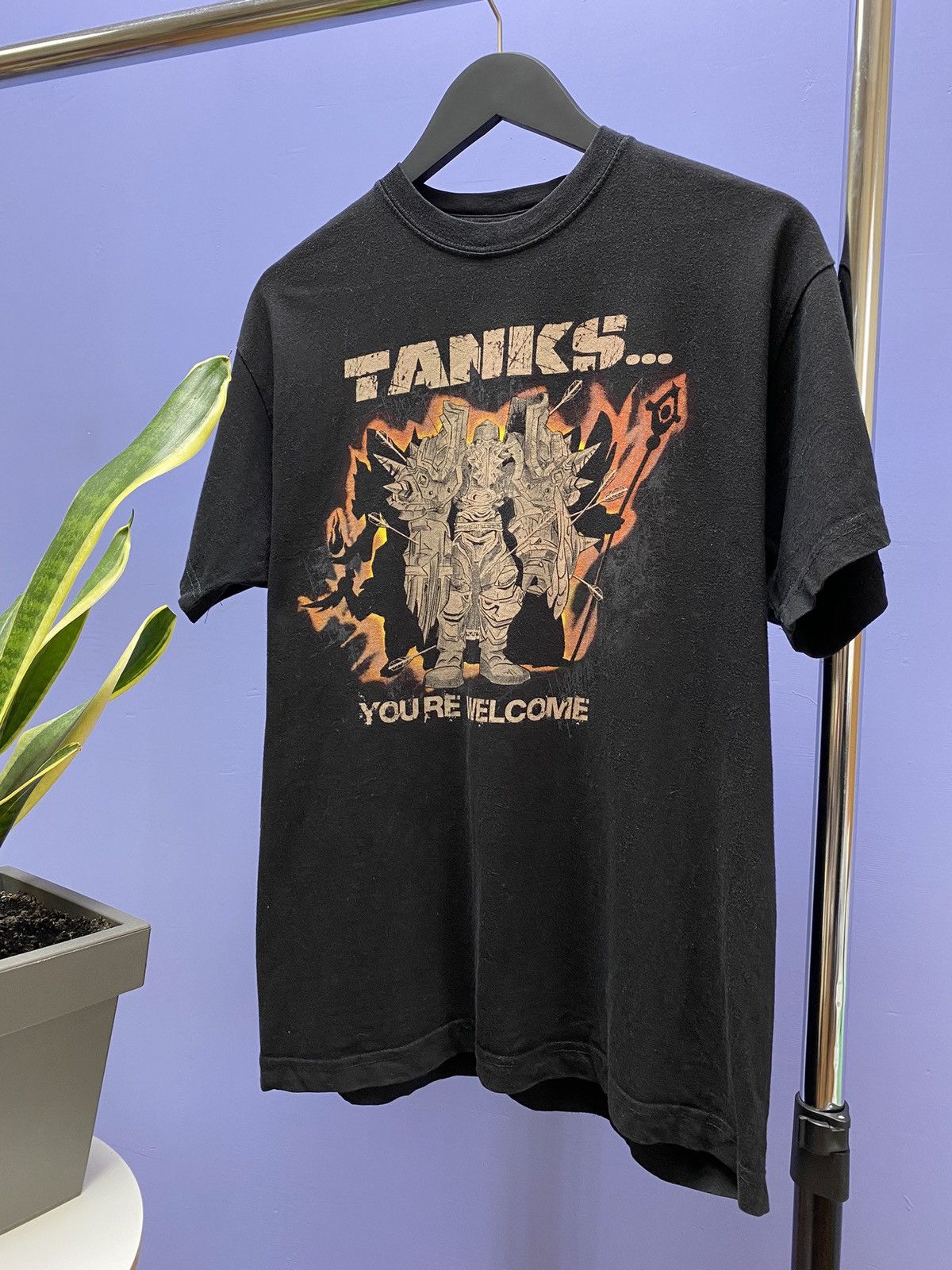 Playstation × Vintage Blizzard World Of Warcraft Tanks You Are Welcome T Shirt Size US M / EU 48-50 / 2 - 2 Thumbnail