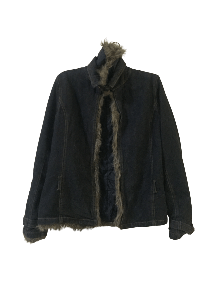 image of Cest Le Pied Denim Jacket in Indigo, Men's (Size Medium)