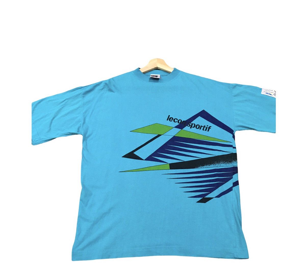 Le Coq Sportif × Vintage Rare 80s Vintage Le Coqsportiz shirt Size US L / EU 52-54 / 3 - 2 Thumbnail