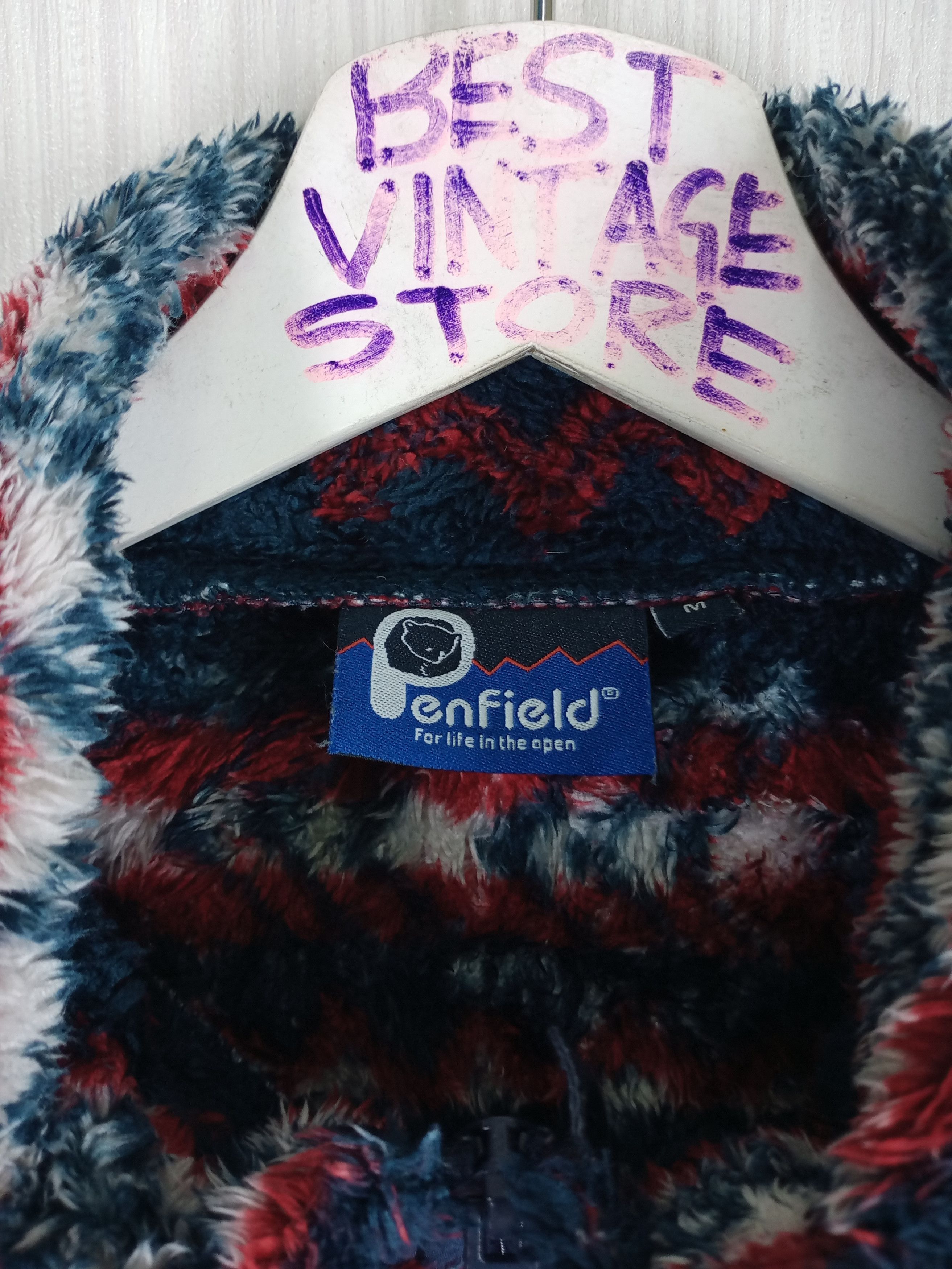 Penfield Vintage Penfield Aztec Sherpa Fleece Zipper Jacket Size US M / EU 48-50 / 2 - 3 Thumbnail