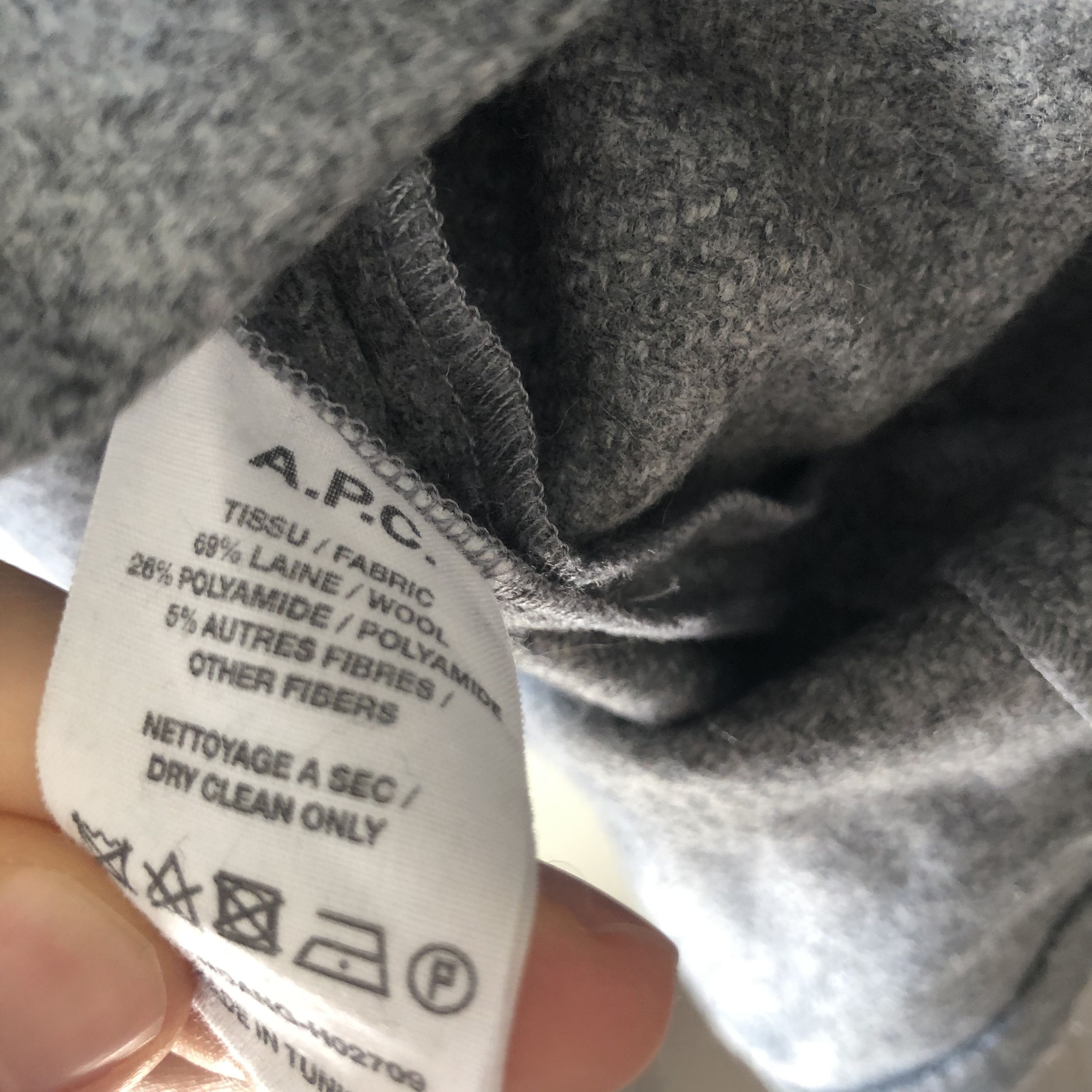 A.P.C. A.P.C Wool Flannel Size US M / EU 48-50 / 2 - 4 Thumbnail